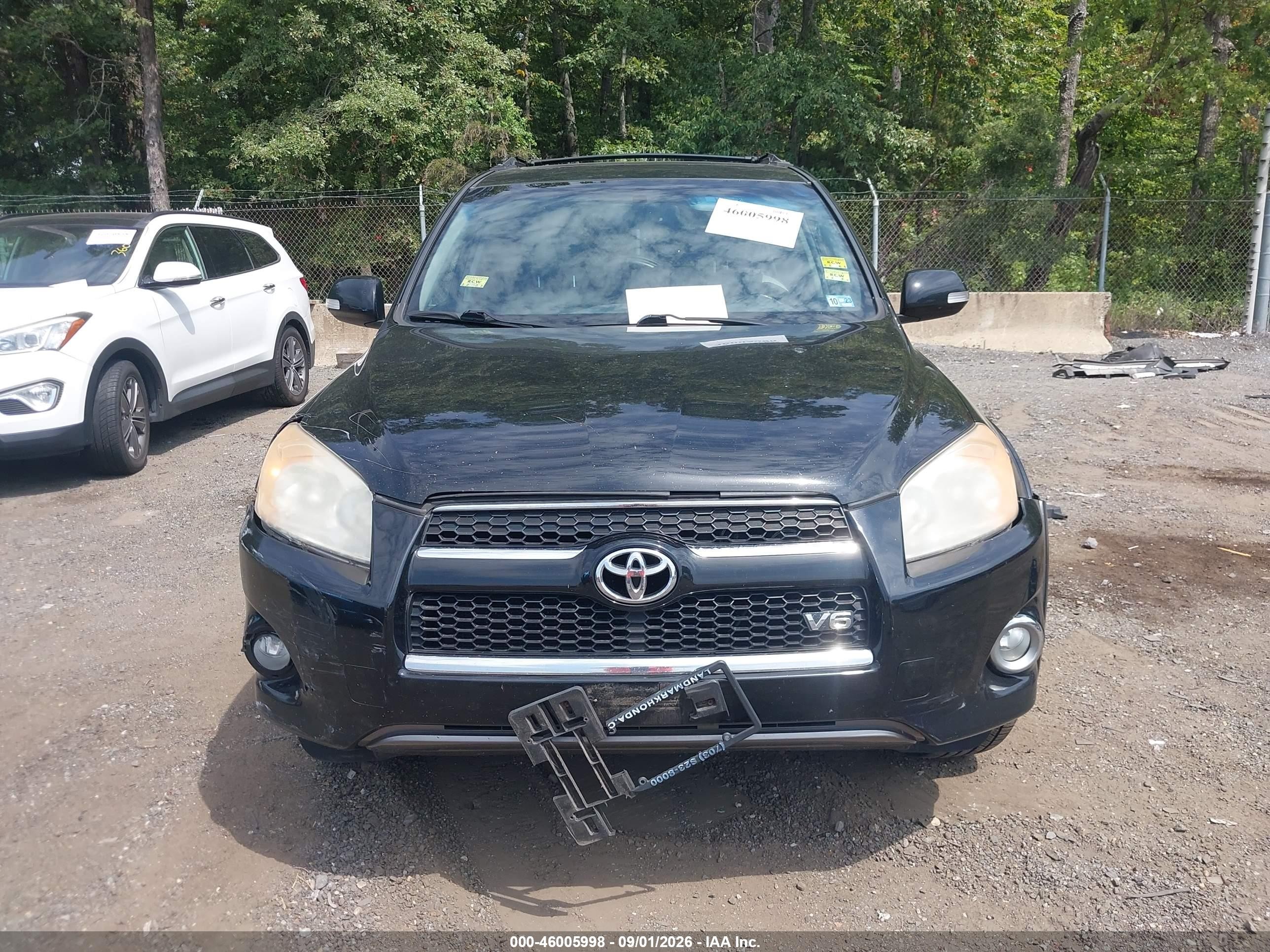 2010 Toyota Rav4 Limited V6 Черный vin: 2T3DK4DV6AW025572