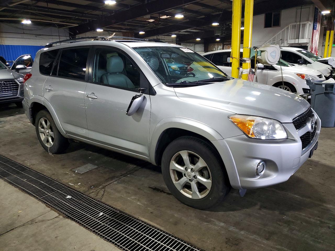 2010 Toyota Rav4 Limited Silver vin: 2T3DK4DV6AW036376