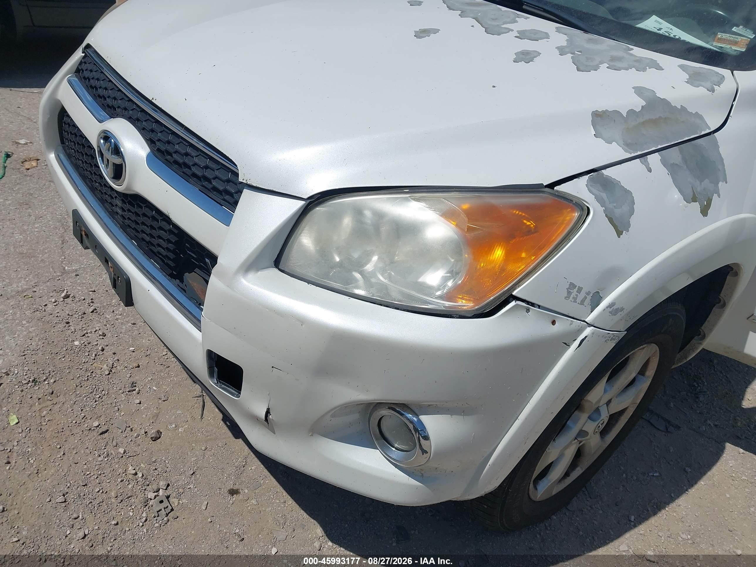 2011 Toyota Rav4 Limited V6 Белый vin: 2T3DK4DV6BW057830