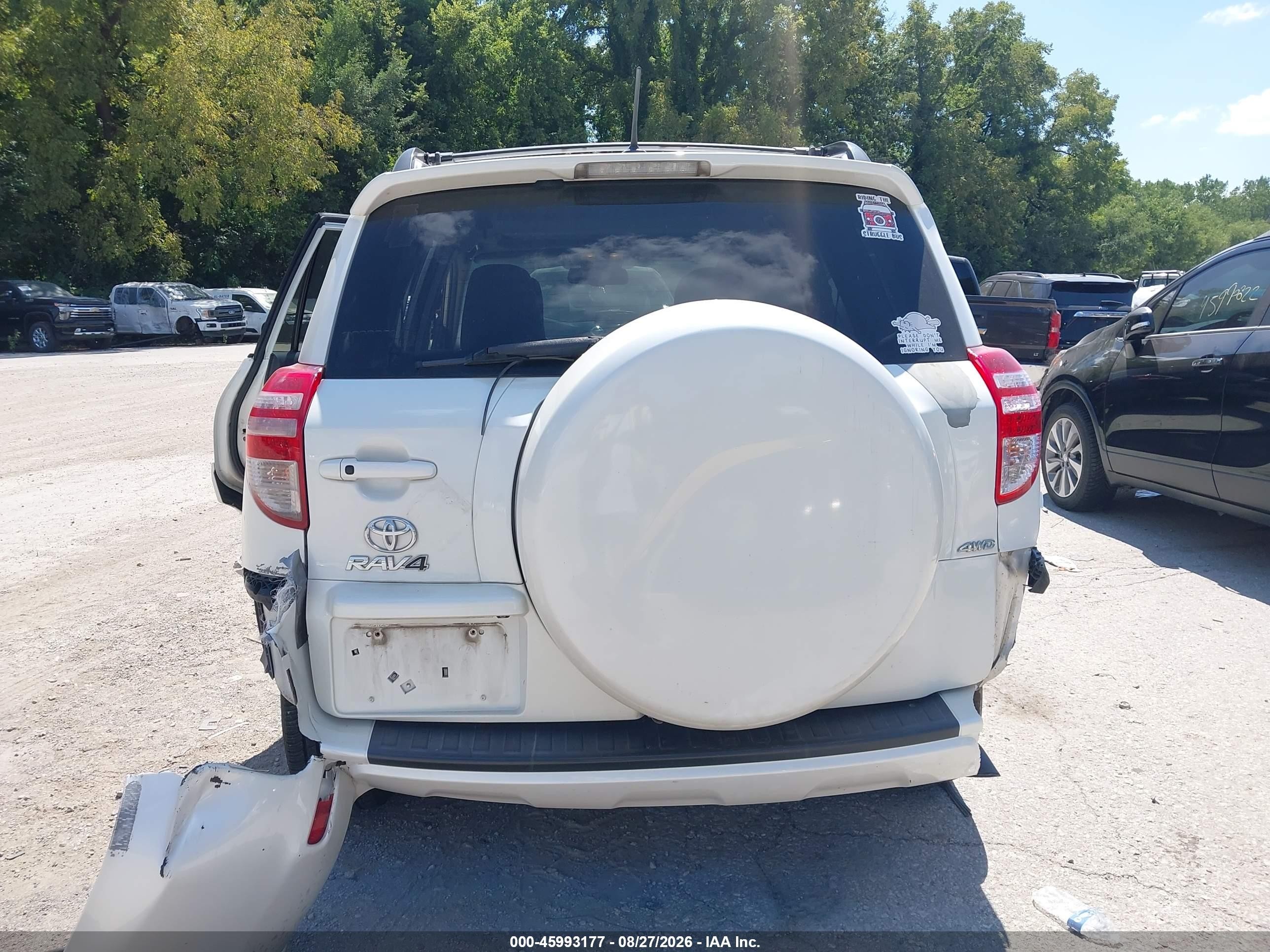 2011 Toyota Rav4 Limited V6 Белый vin: 2T3DK4DV6BW057830