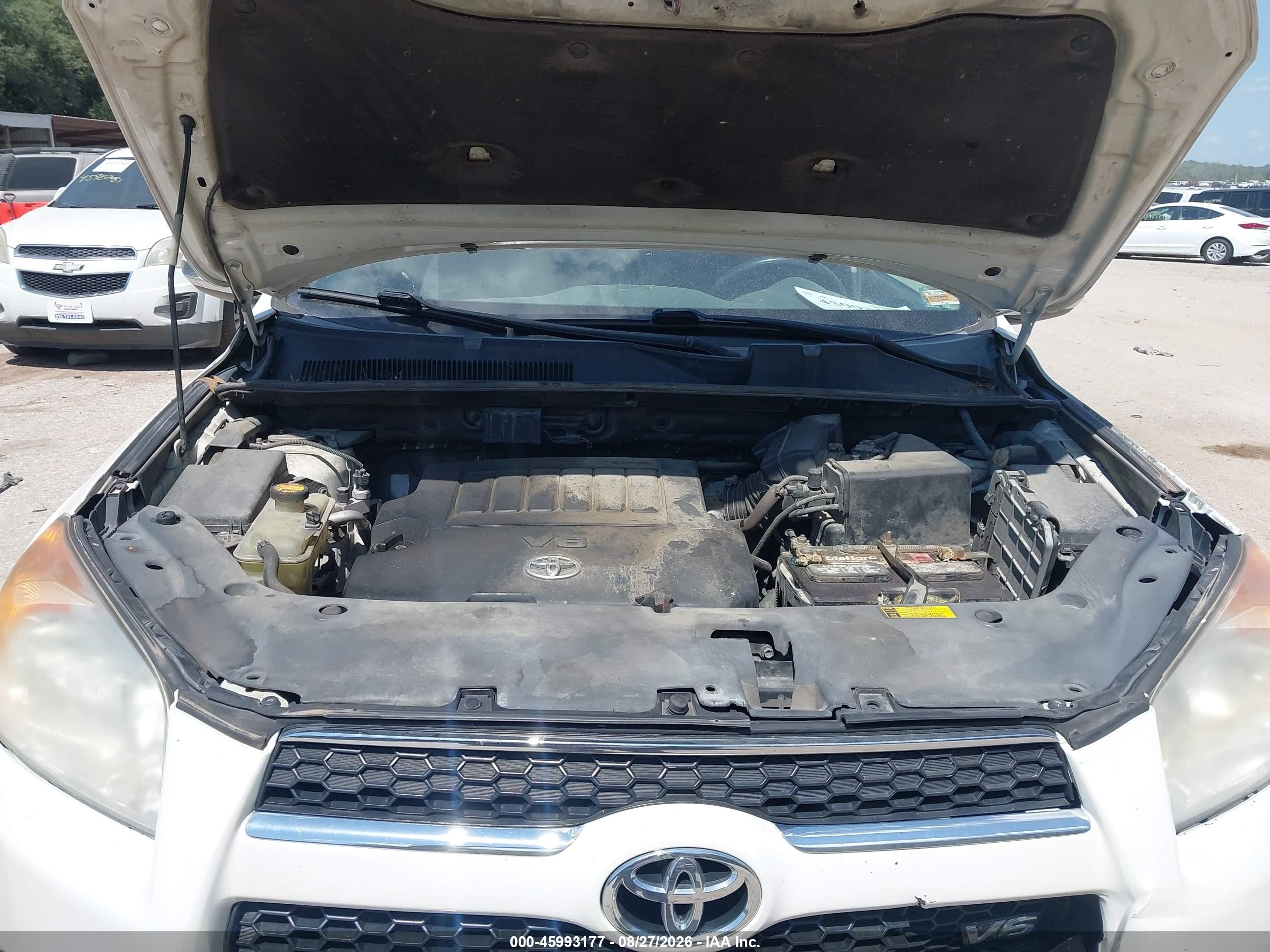2011 Toyota Rav4 Limited V6 Белый vin: 2T3DK4DV6BW057830