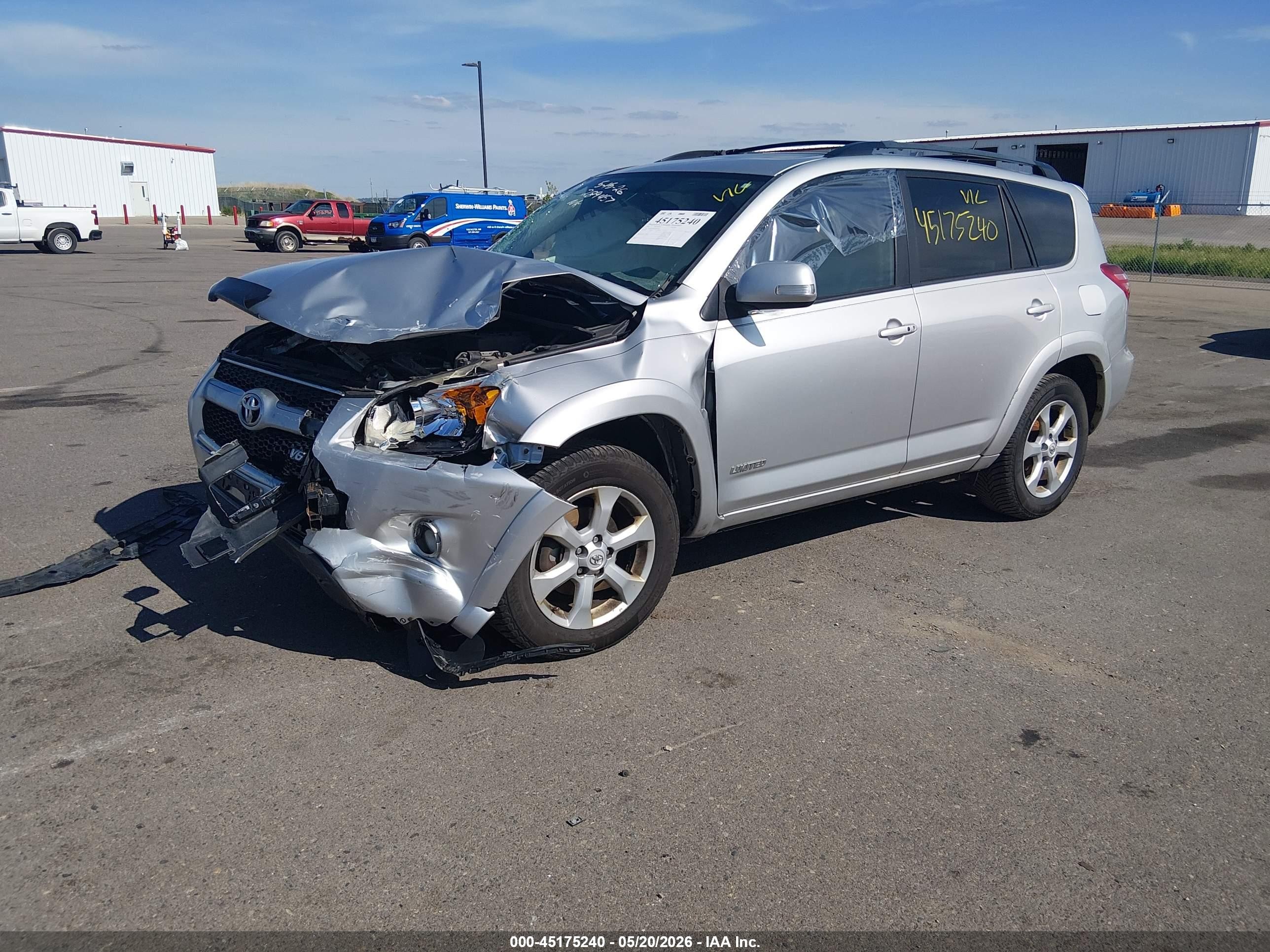 2011 Toyota Rav4 Limited V6 Silver vin: 2T3DK4DV6BW059402