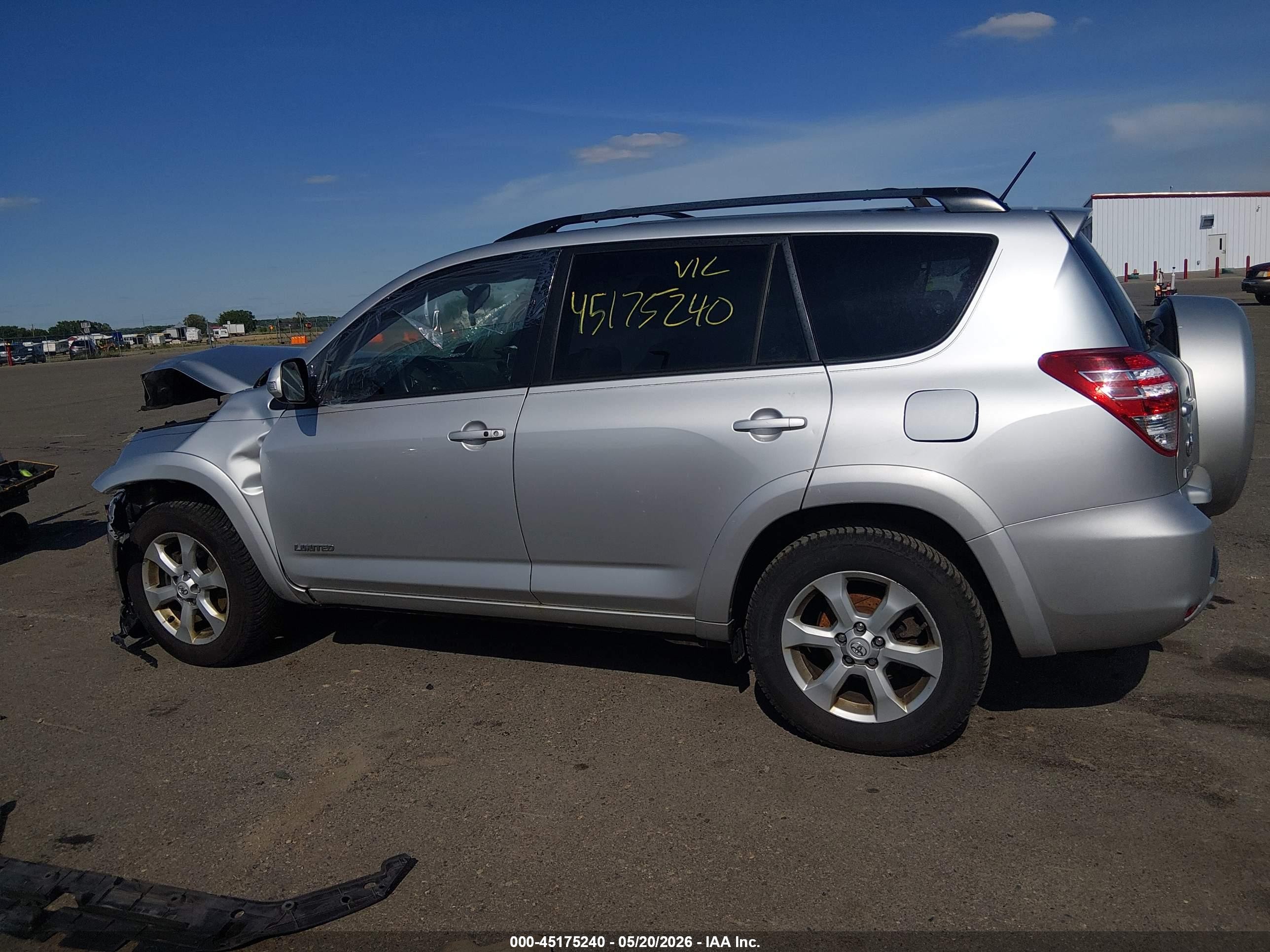 2011 Toyota Rav4 Limited V6 Silver vin: 2T3DK4DV6BW059402