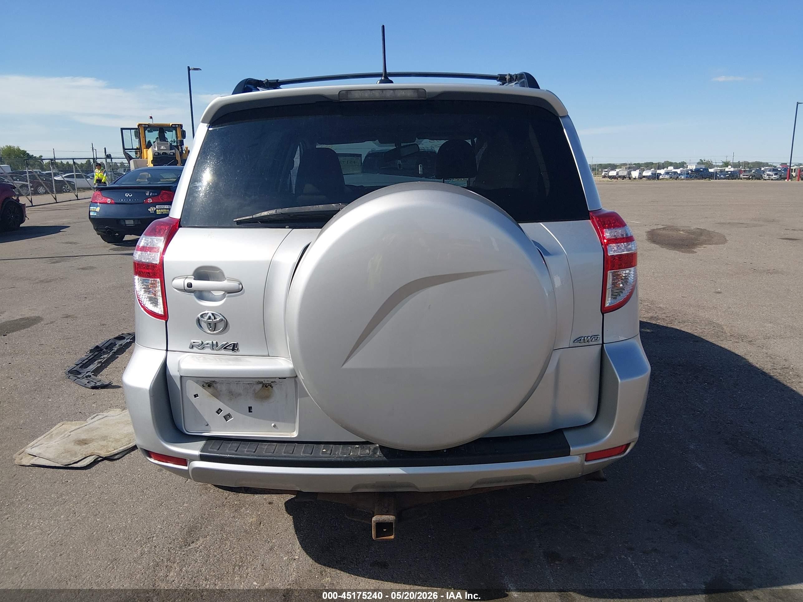 2011 Toyota Rav4 Limited V6 Silver vin: 2T3DK4DV6BW059402