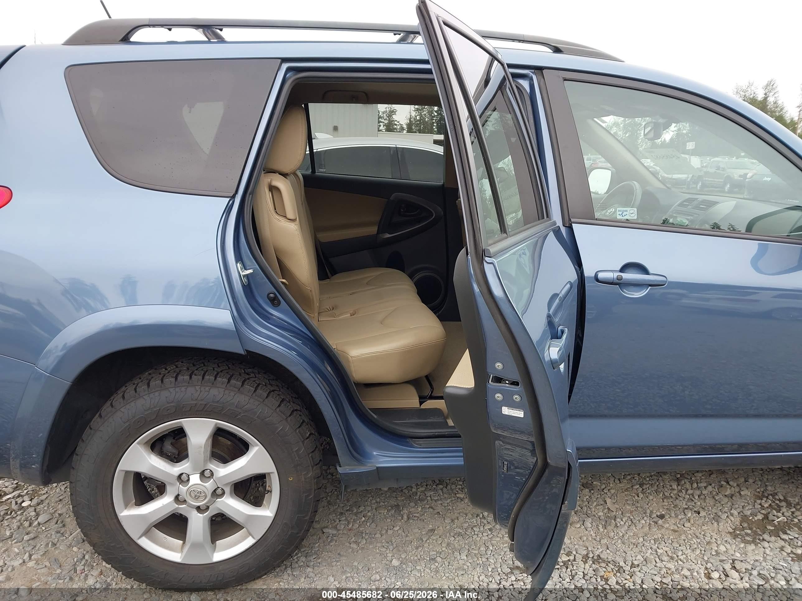 2012 Toyota Rav4 Limited V6 Blue vin: 2T3DK4DV6CW075147
