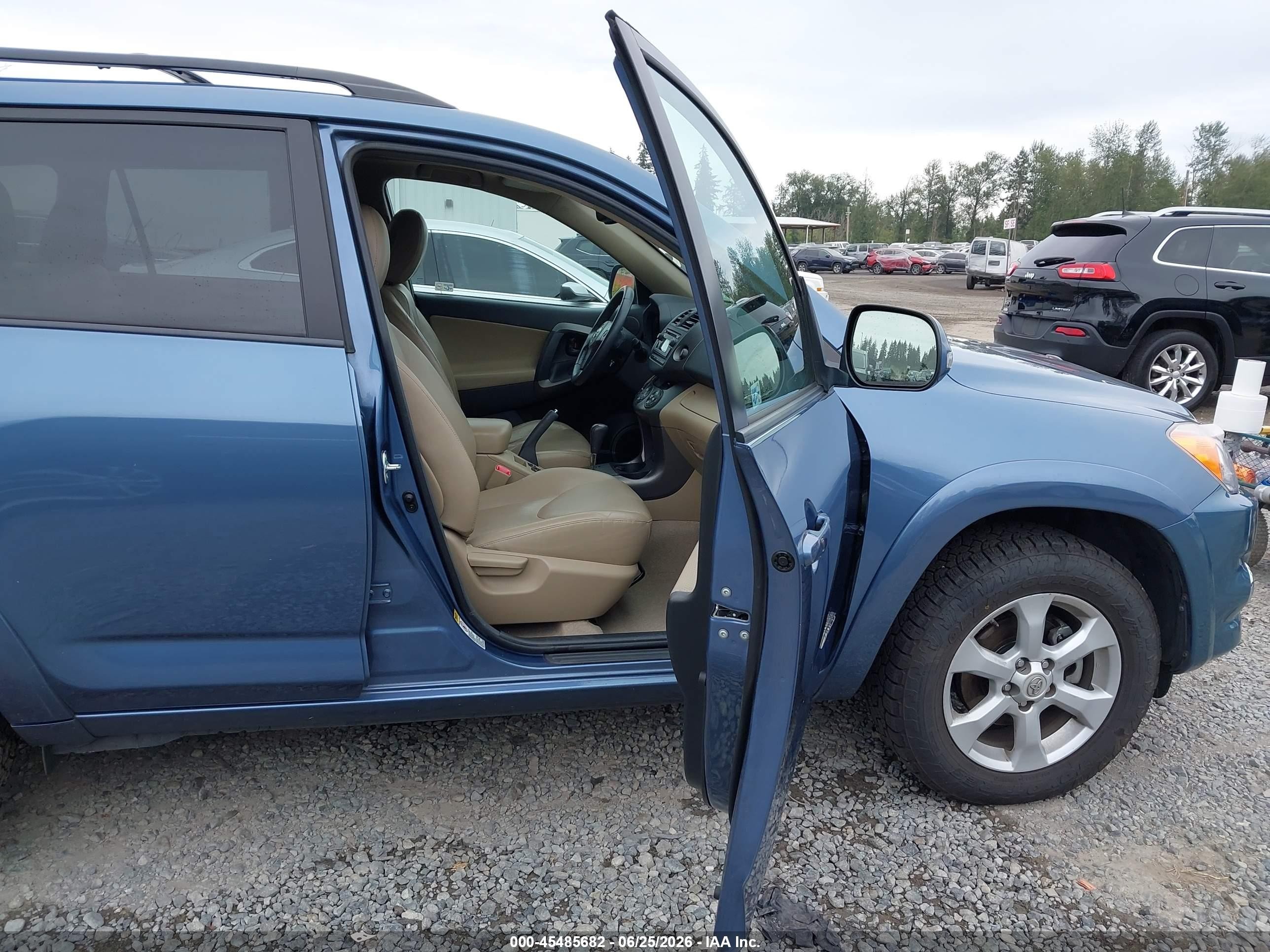2012 Toyota Rav4 Limited V6 Blue vin: 2T3DK4DV6CW075147