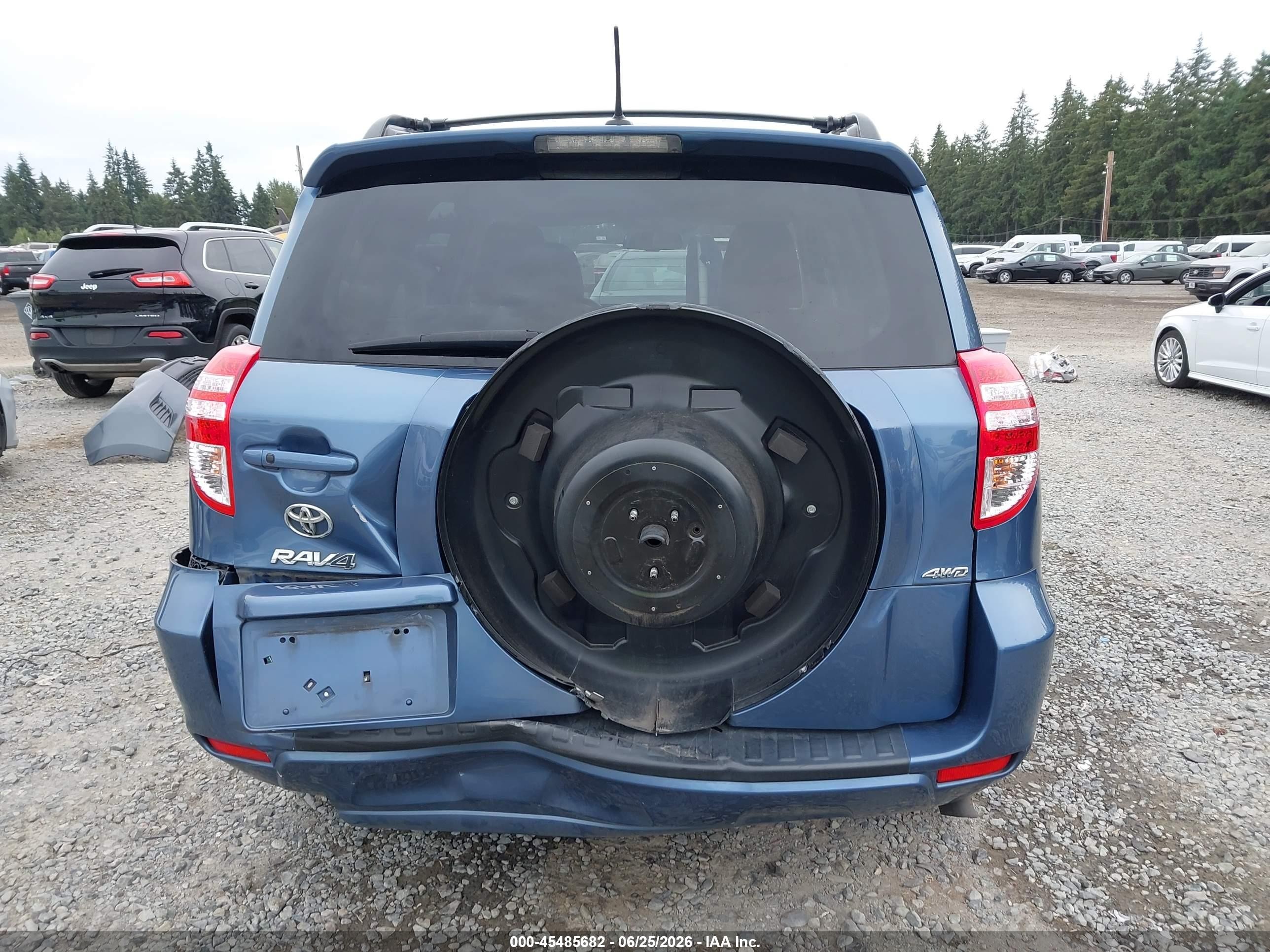 2012 Toyota Rav4 Limited V6 Blue vin: 2T3DK4DV6CW075147