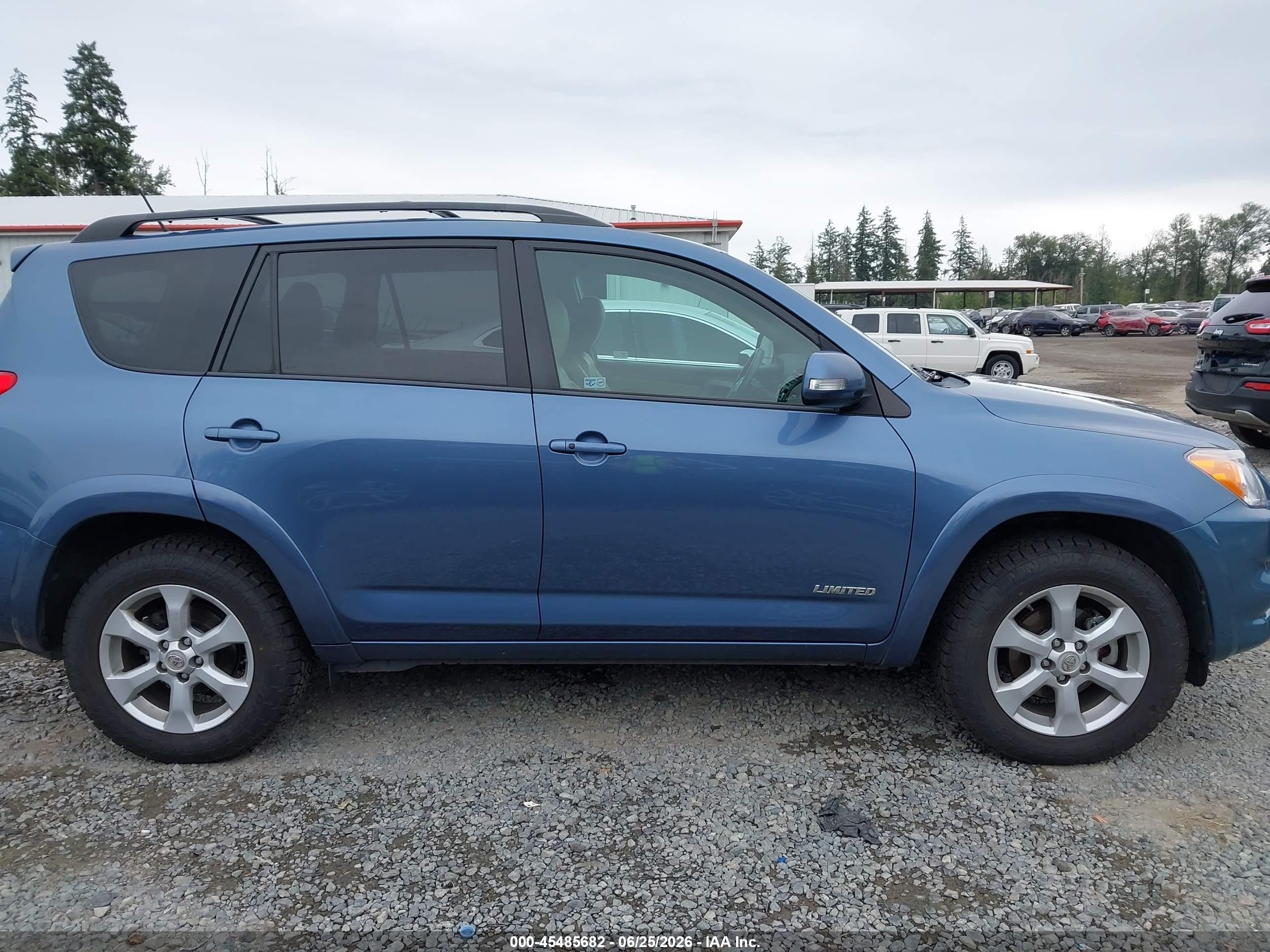 2012 Toyota Rav4 Limited V6 Blue vin: 2T3DK4DV6CW075147