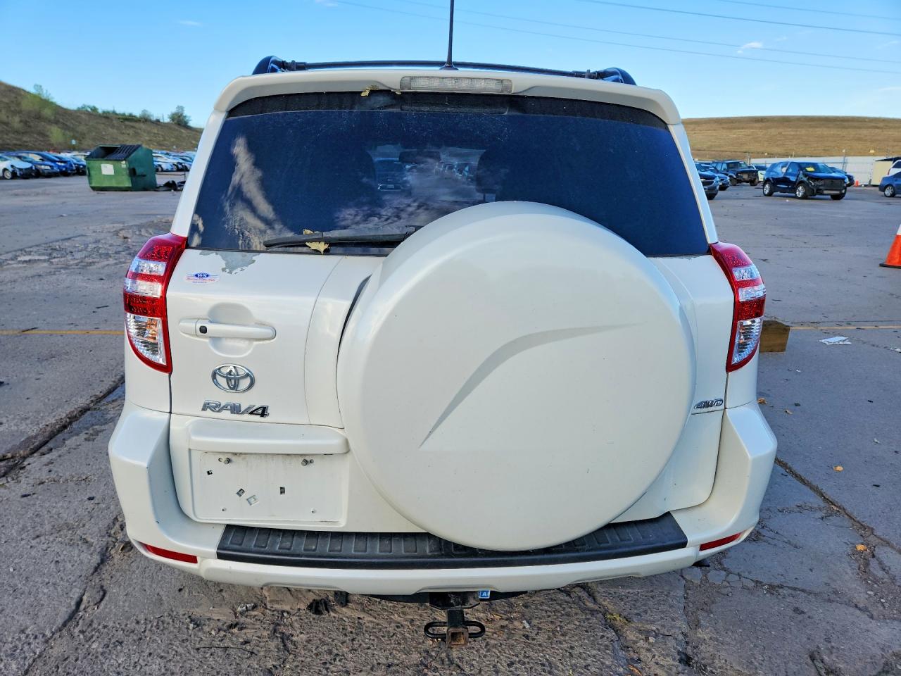 2012 Toyota Rav4 Limited White vin: 2T3DK4DV6CW085287