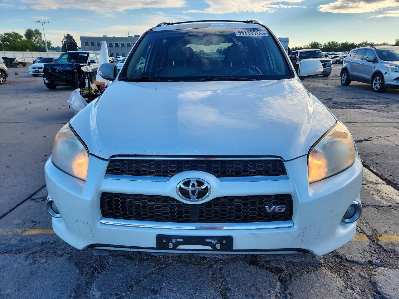 2012 Toyota Rav4 Limited White vin: 2T3DK4DV6CW085287