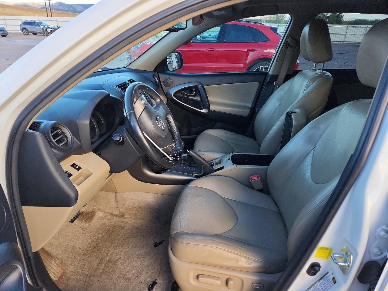 2012 Toyota Rav4 Limited White vin: 2T3DK4DV6CW085287