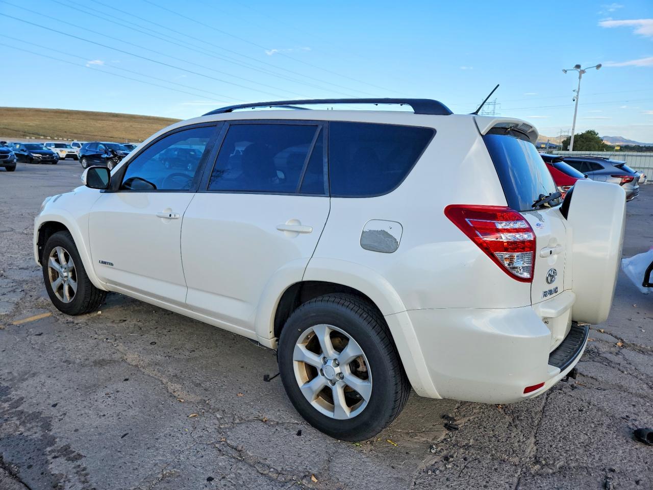 2012 Toyota Rav4 Limited White vin: 2T3DK4DV6CW085287