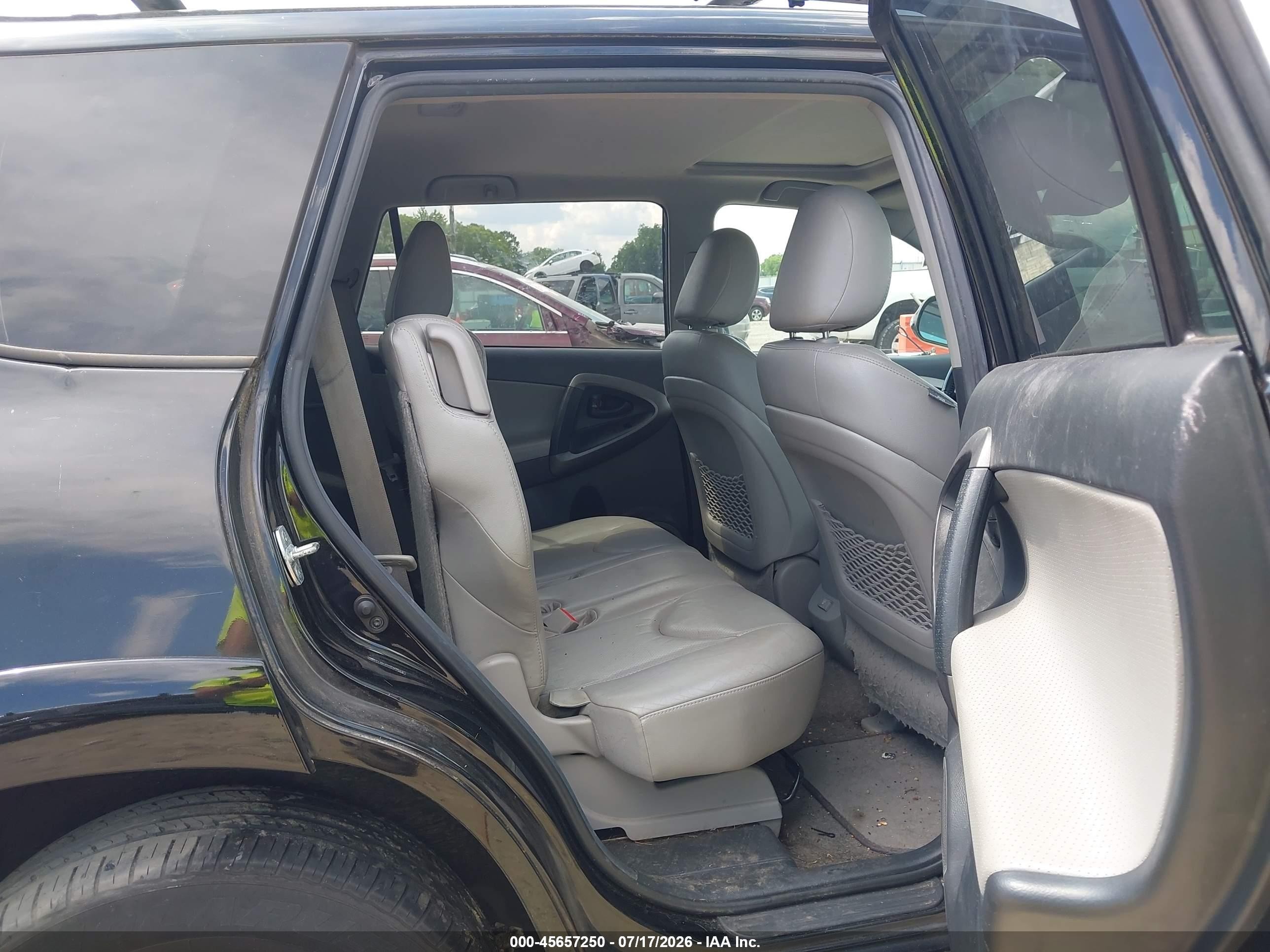 2012 Toyota Rav4 Limited V6 Black vin: 2T3DK4DV6CW085497
