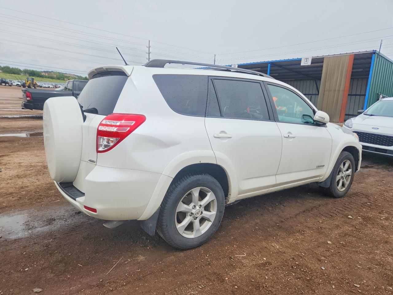 2012 Toyota Rav4 Limited White vin: 2T3DK4DV6CW085774