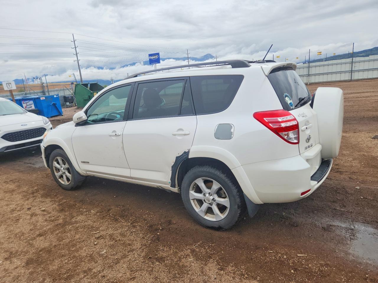 2012 Toyota Rav4 Limited White vin: 2T3DK4DV6CW085774
