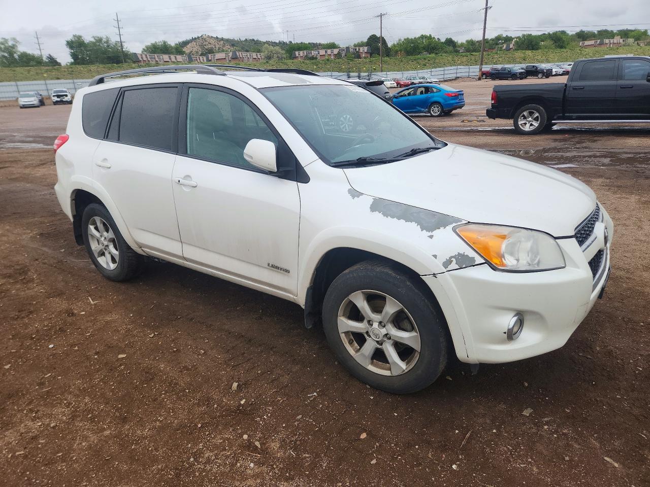 2012 Toyota Rav4 Limited White vin: 2T3DK4DV6CW085774
