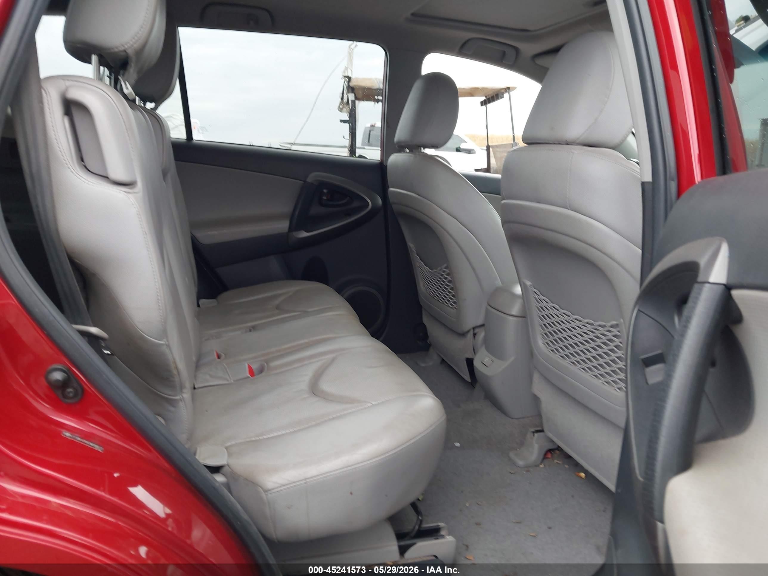 2012 Toyota Rav4 Limited V6 Красный vin: 2T3DK4DV6CW088612