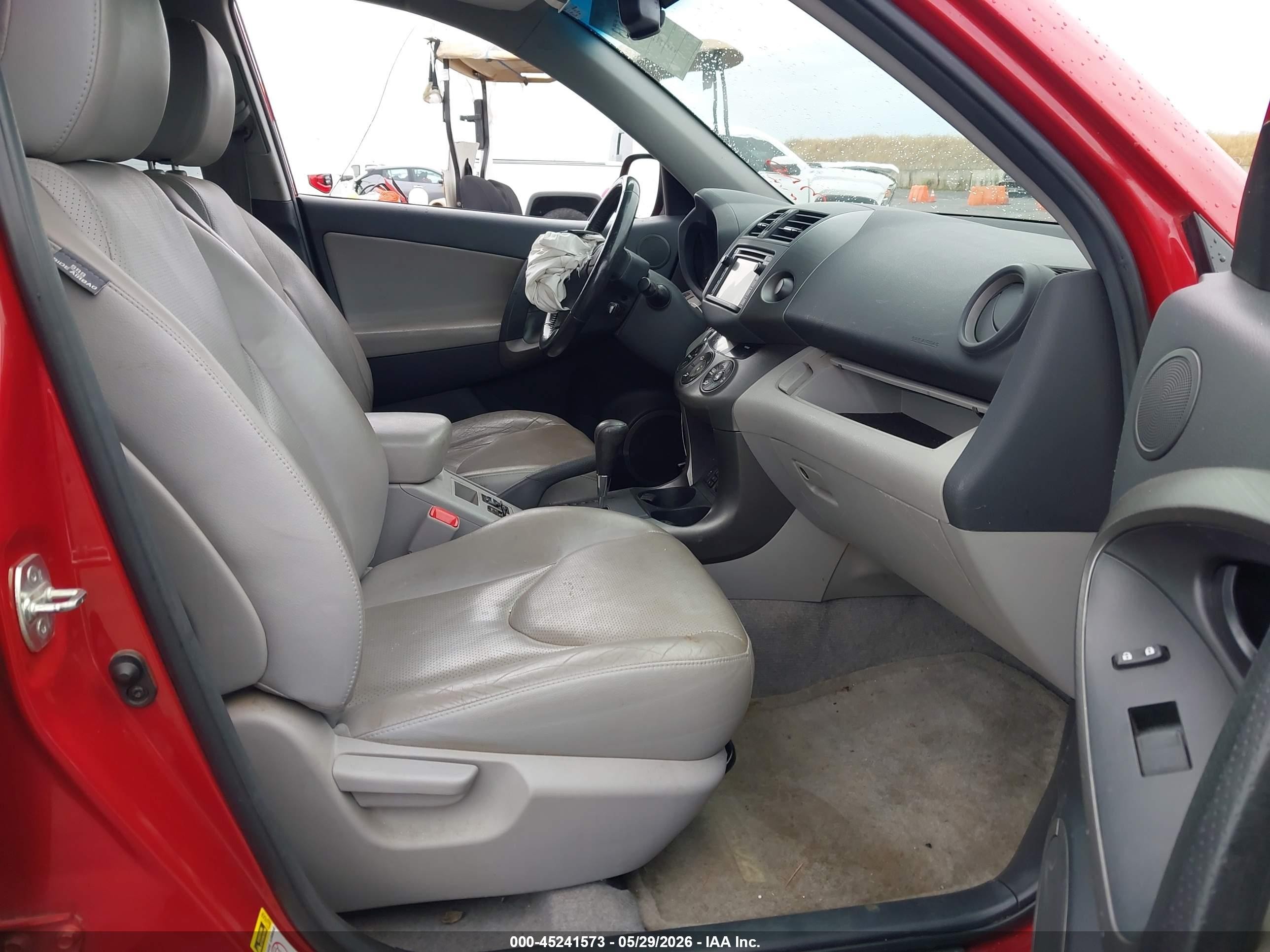 2012 Toyota Rav4 Limited V6 Красный vin: 2T3DK4DV6CW088612
