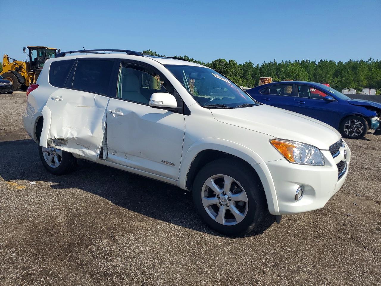 2012 Toyota Rav4 Limited White vin: 2T3DK4DV6CW094328