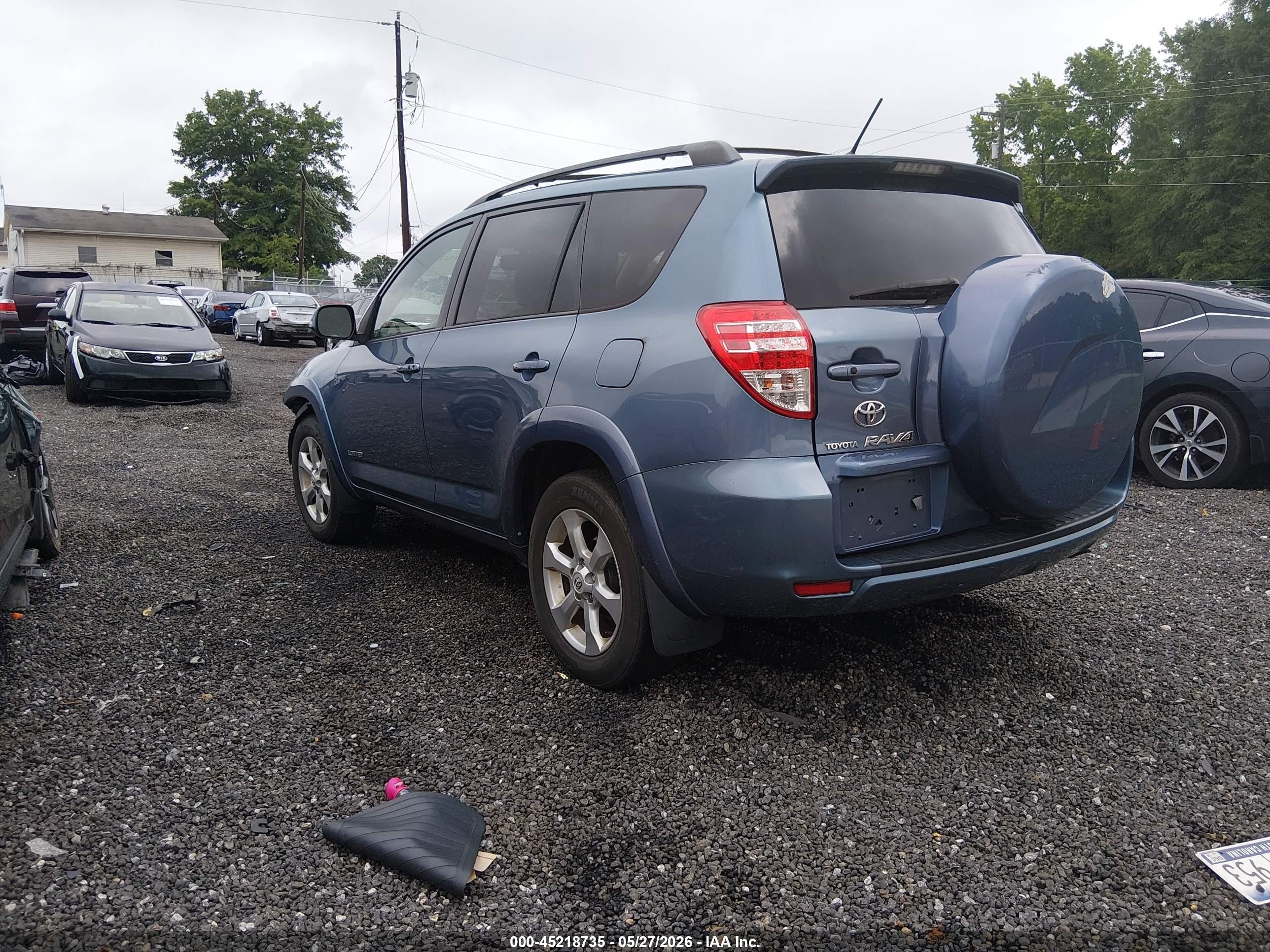 2010 Toyota Rav4 Limited V6 Синий vin: 2T3DK4DV7AW014144