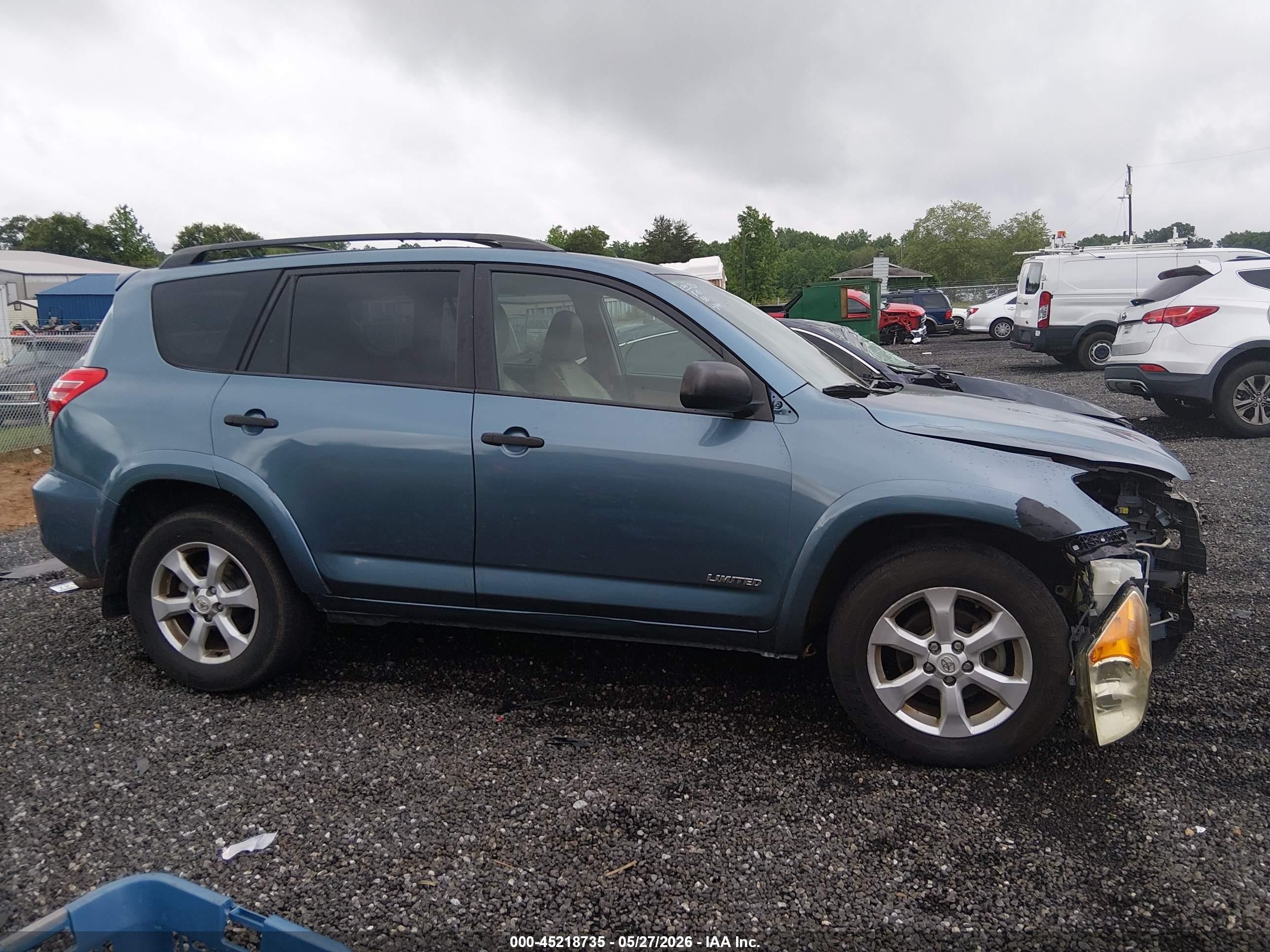 2010 Toyota Rav4 Limited V6 Синий vin: 2T3DK4DV7AW014144