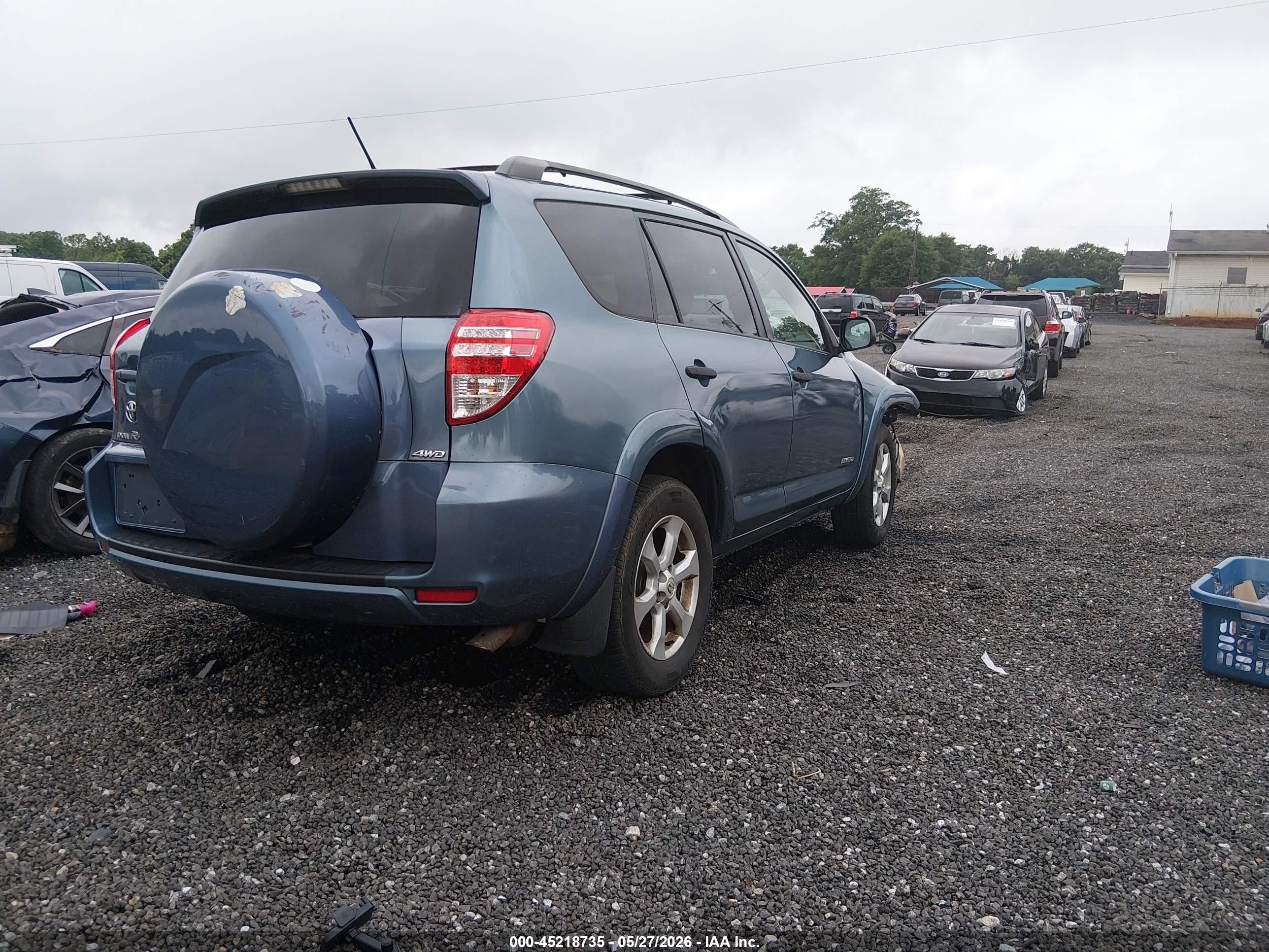 2010 Toyota Rav4 Limited V6 Синий vin: 2T3DK4DV7AW014144