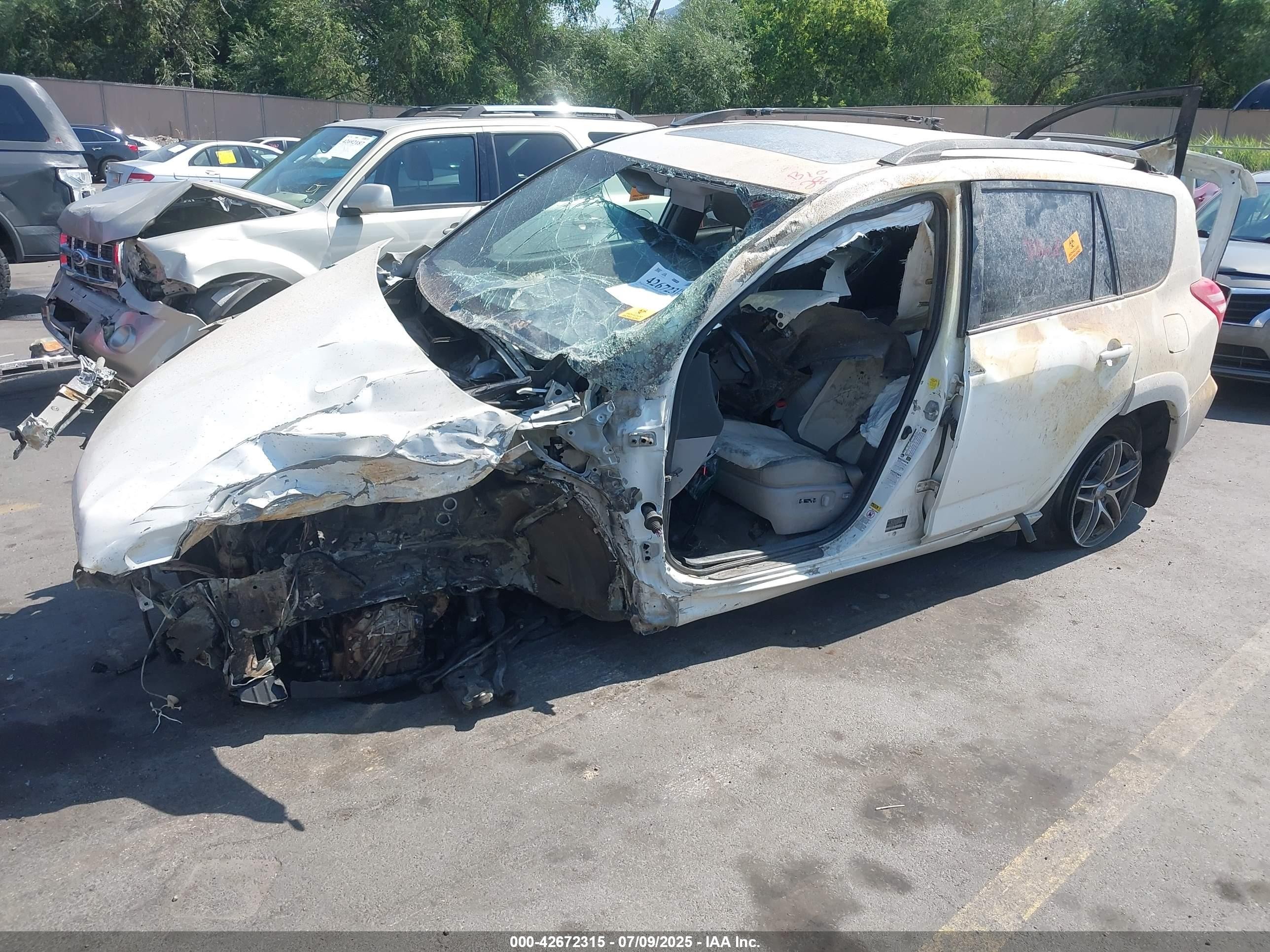 2010 Toyota Rav4 Limited V6 White vin: 2T3DK4DV7AW026309