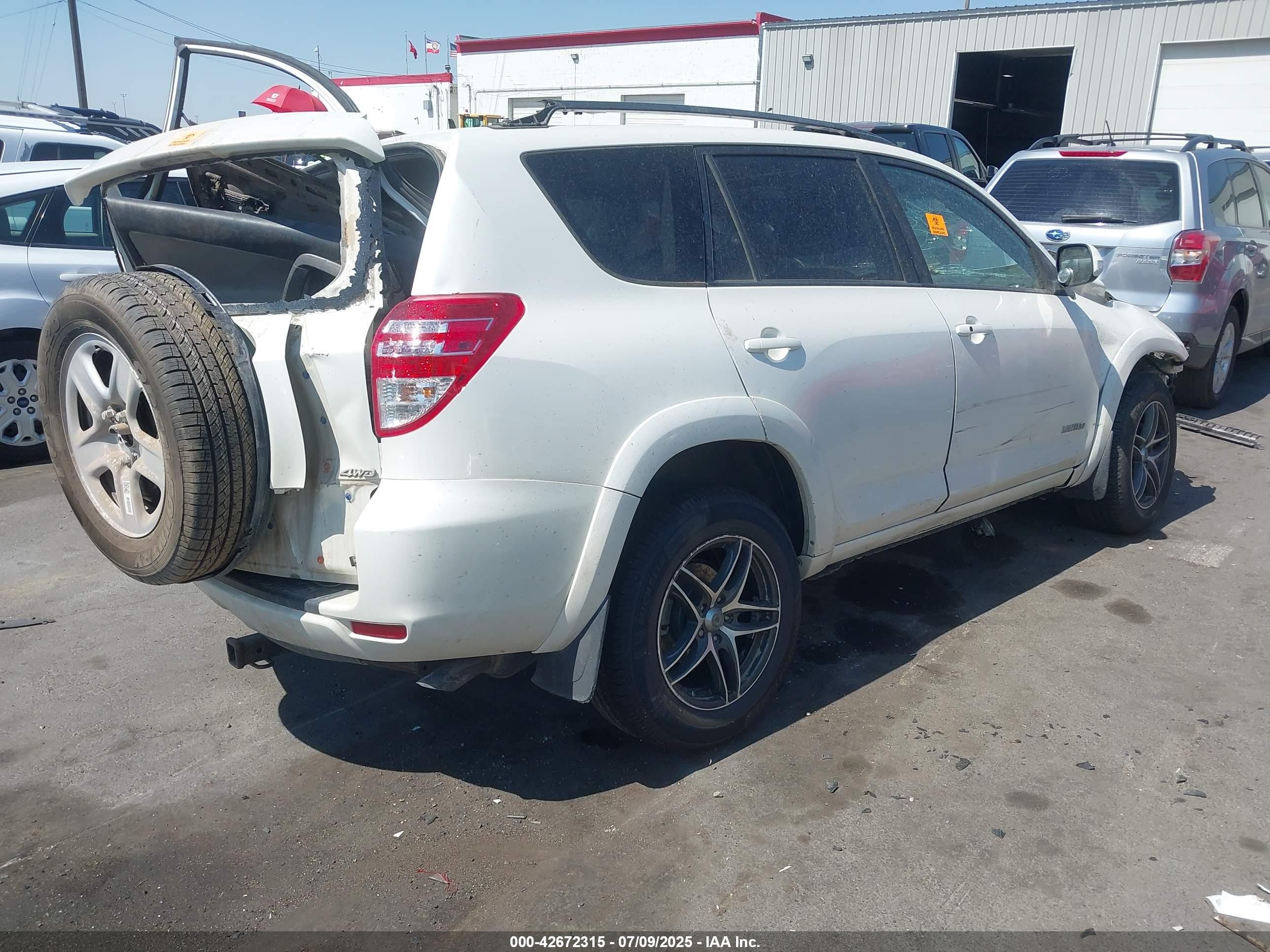 2010 Toyota Rav4 Limited V6 White vin: 2T3DK4DV7AW026309