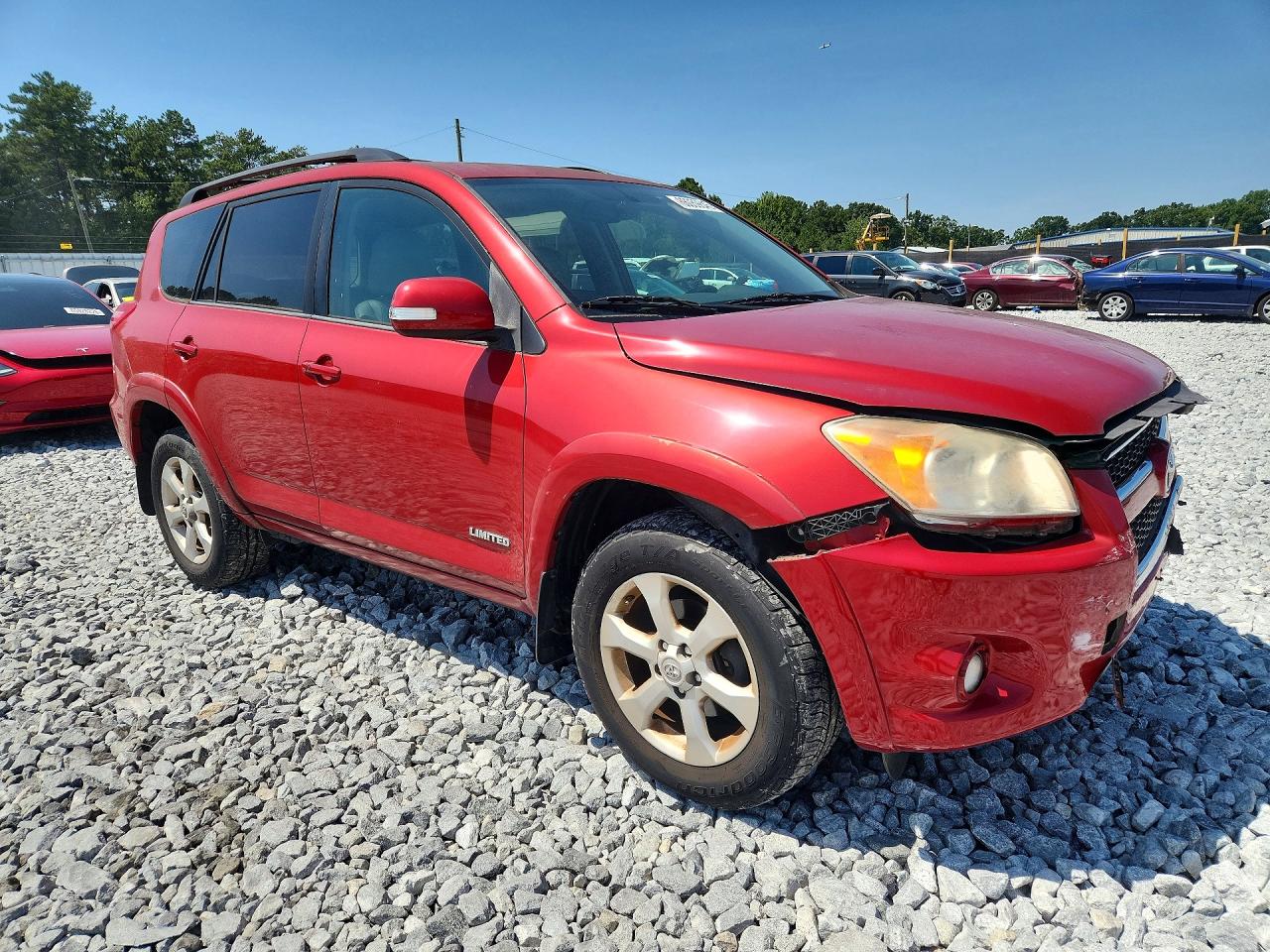 2010 Toyota Rav4 Limited Red vin: 2T3DK4DV7AW033373