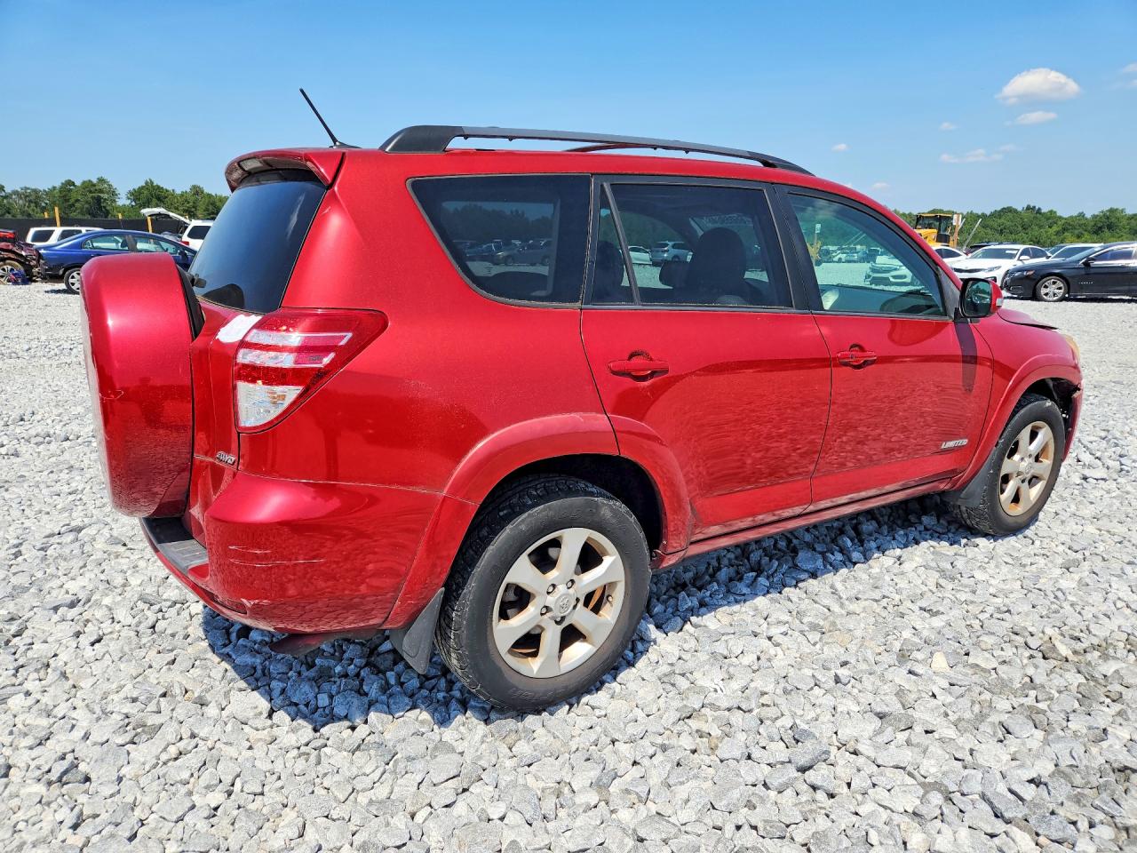 2010 Toyota Rav4 Limited Red vin: 2T3DK4DV7AW033373
