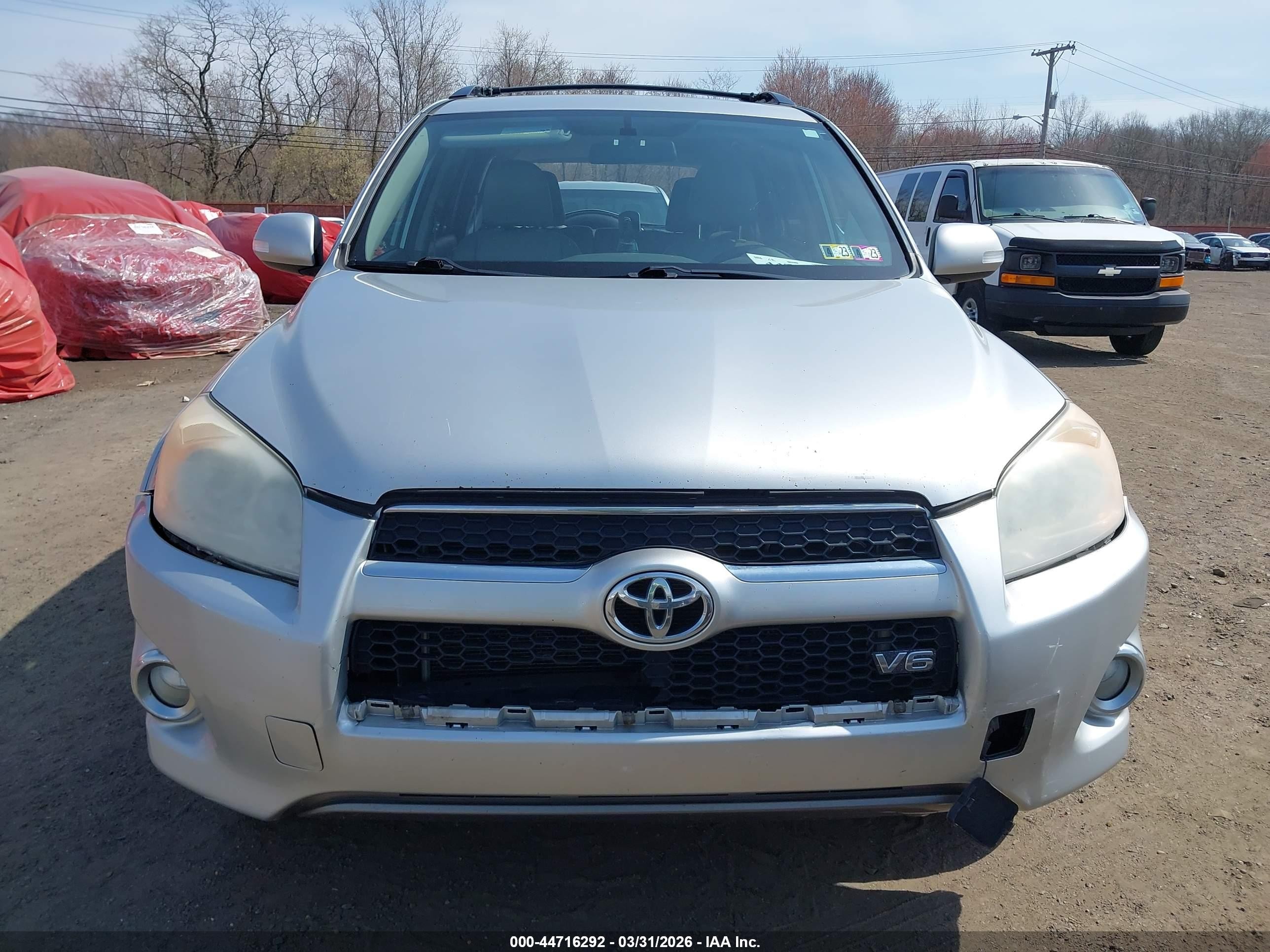 2011 Toyota Rav4 Limited V6 Silver vin: 2T3DK4DV7BW058209