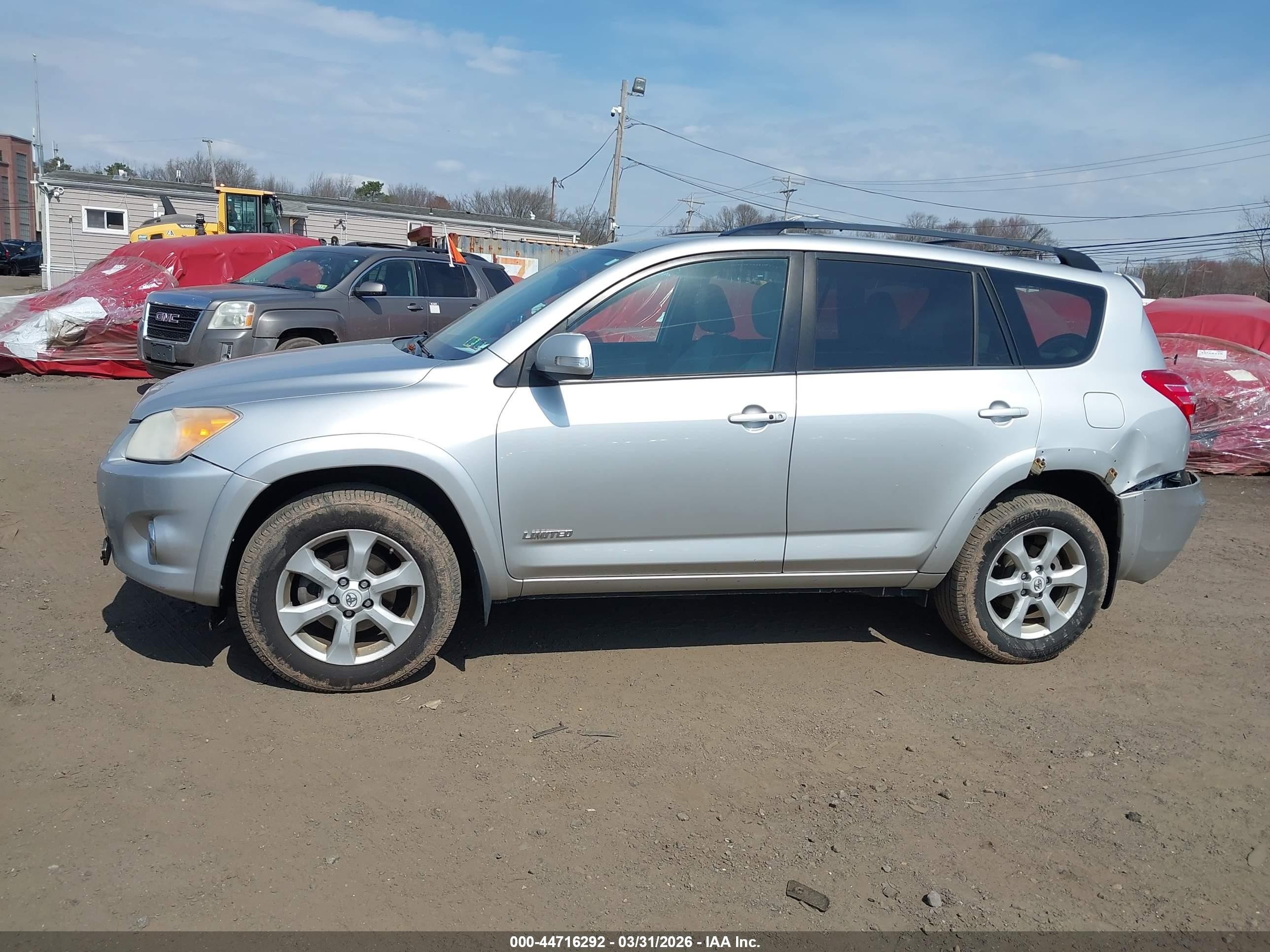 2011 Toyota Rav4 Limited V6 Silver vin: 2T3DK4DV7BW058209