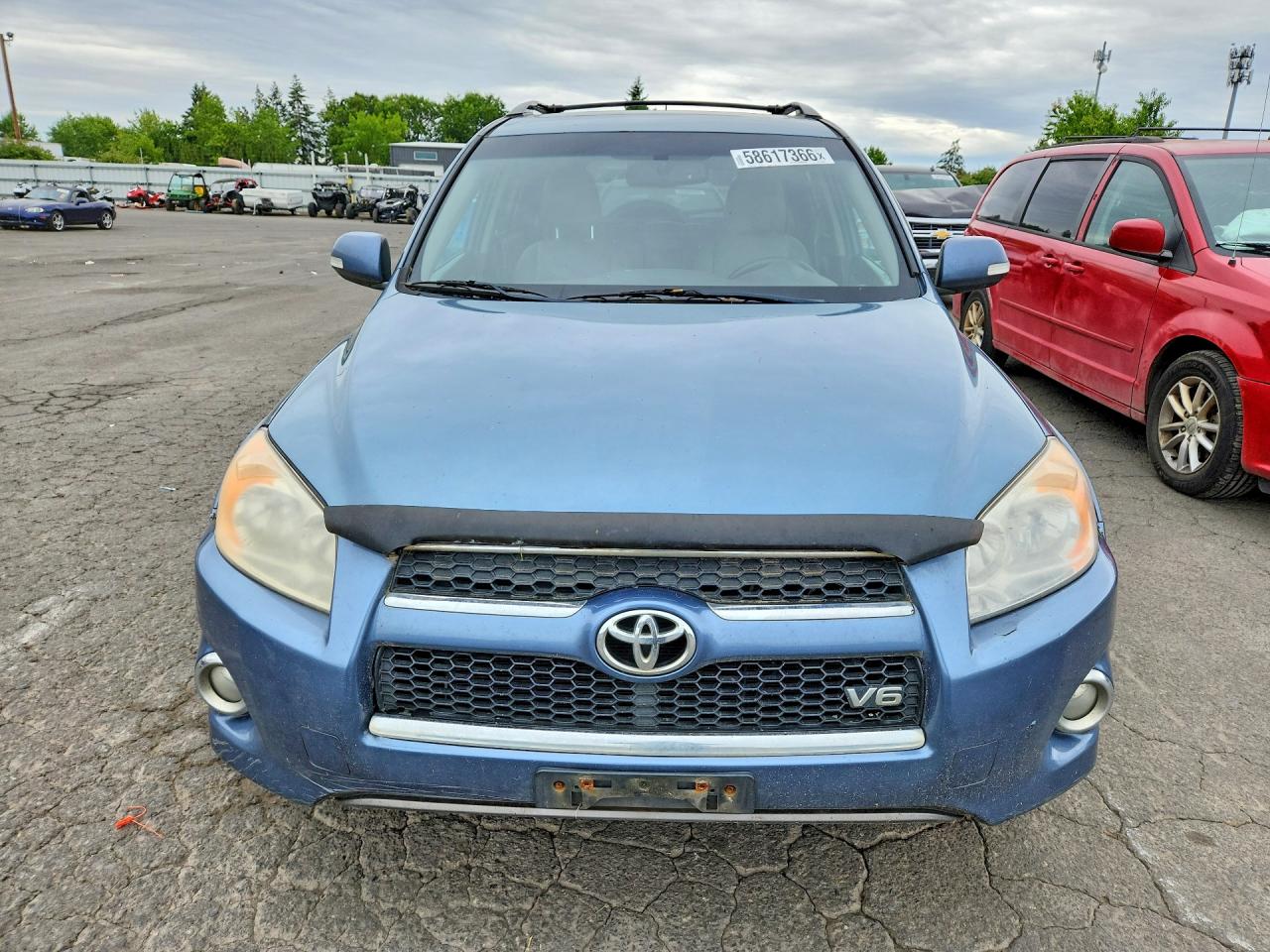 2011 Toyota Rav4 Limited Blue vin: 2T3DK4DV7BW058257
