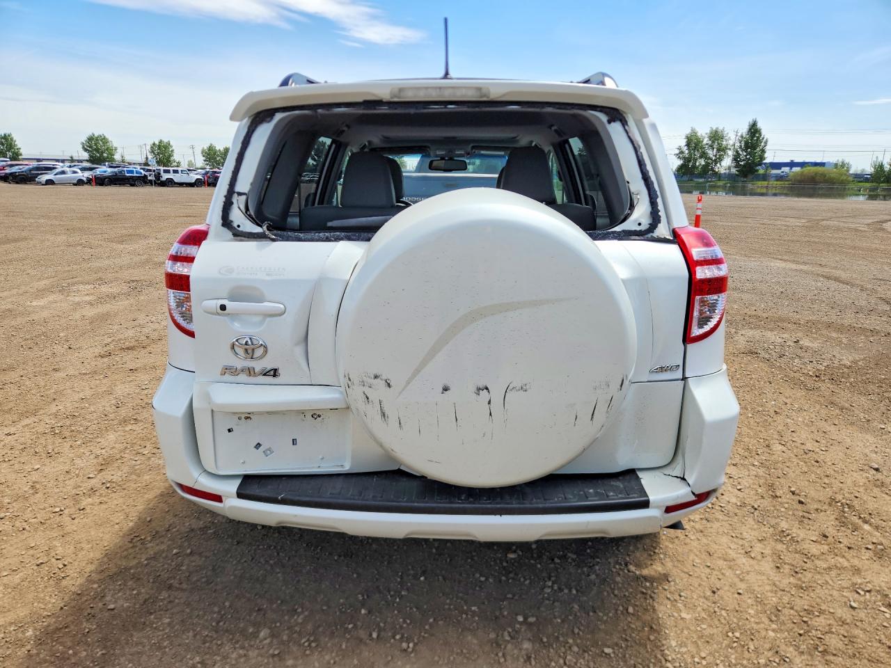 2012 Toyota Rav4 Limited White vin: 2T3DK4DV7CW068174