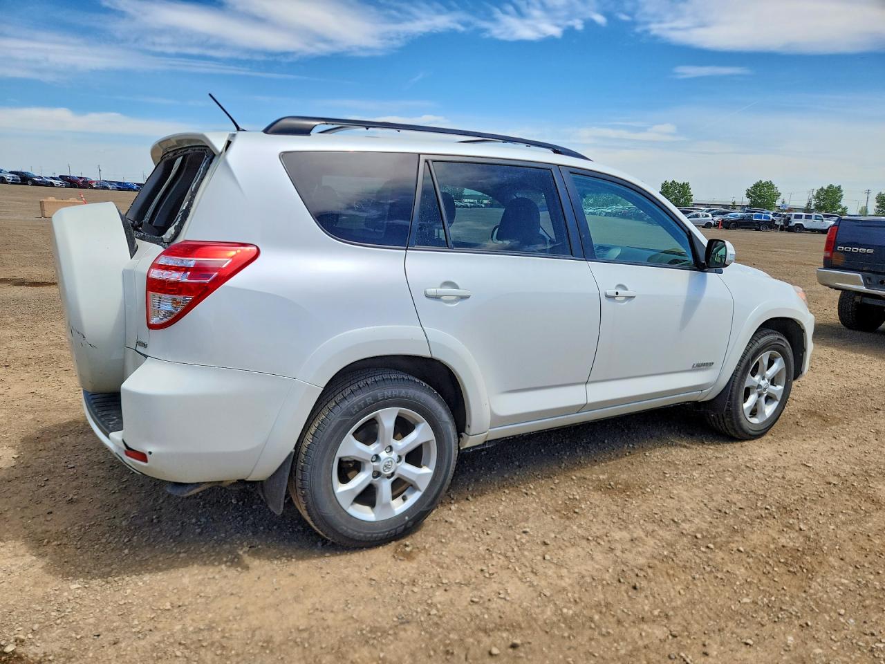 2012 Toyota Rav4 Limited White vin: 2T3DK4DV7CW068174