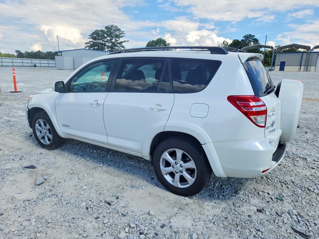 2012 Toyota Rav4 Limited White vin: 2T3DK4DV7CW082074