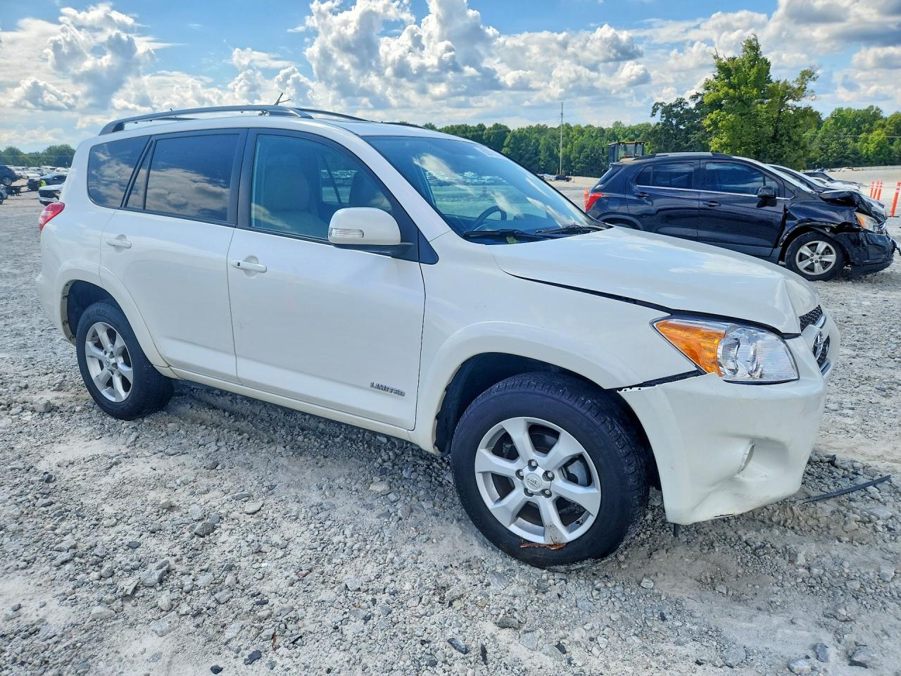 2012 Toyota Rav4 Limited White vin: 2T3DK4DV7CW082074
