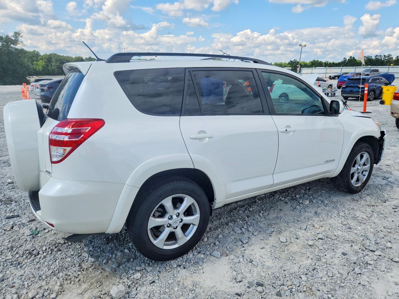 2012 Toyota Rav4 Limited White vin: 2T3DK4DV7CW082074