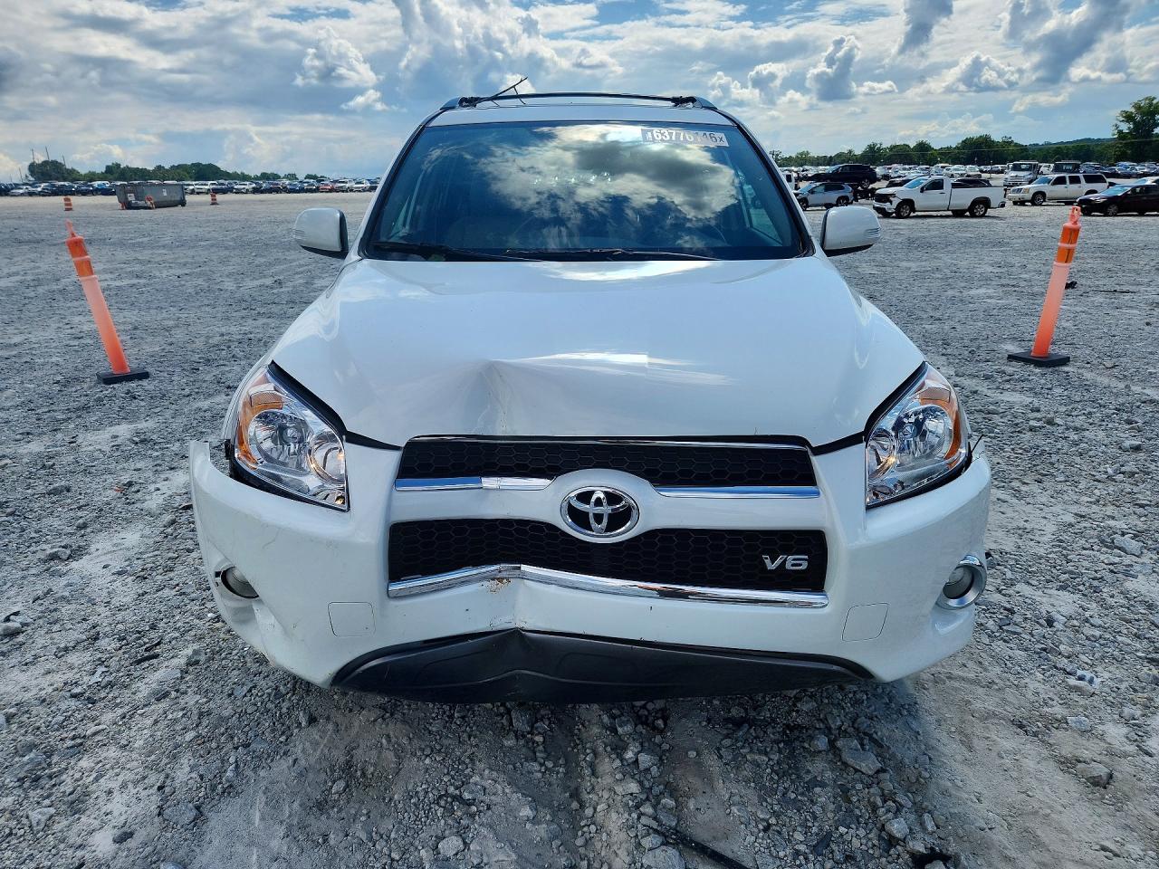 2012 Toyota Rav4 Limited White vin: 2T3DK4DV7CW082074