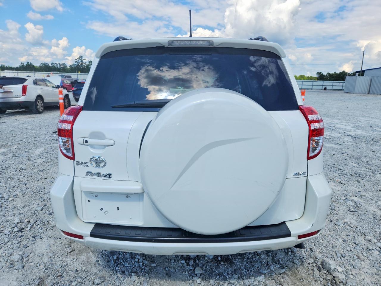 2012 Toyota Rav4 Limited White vin: 2T3DK4DV7CW082074