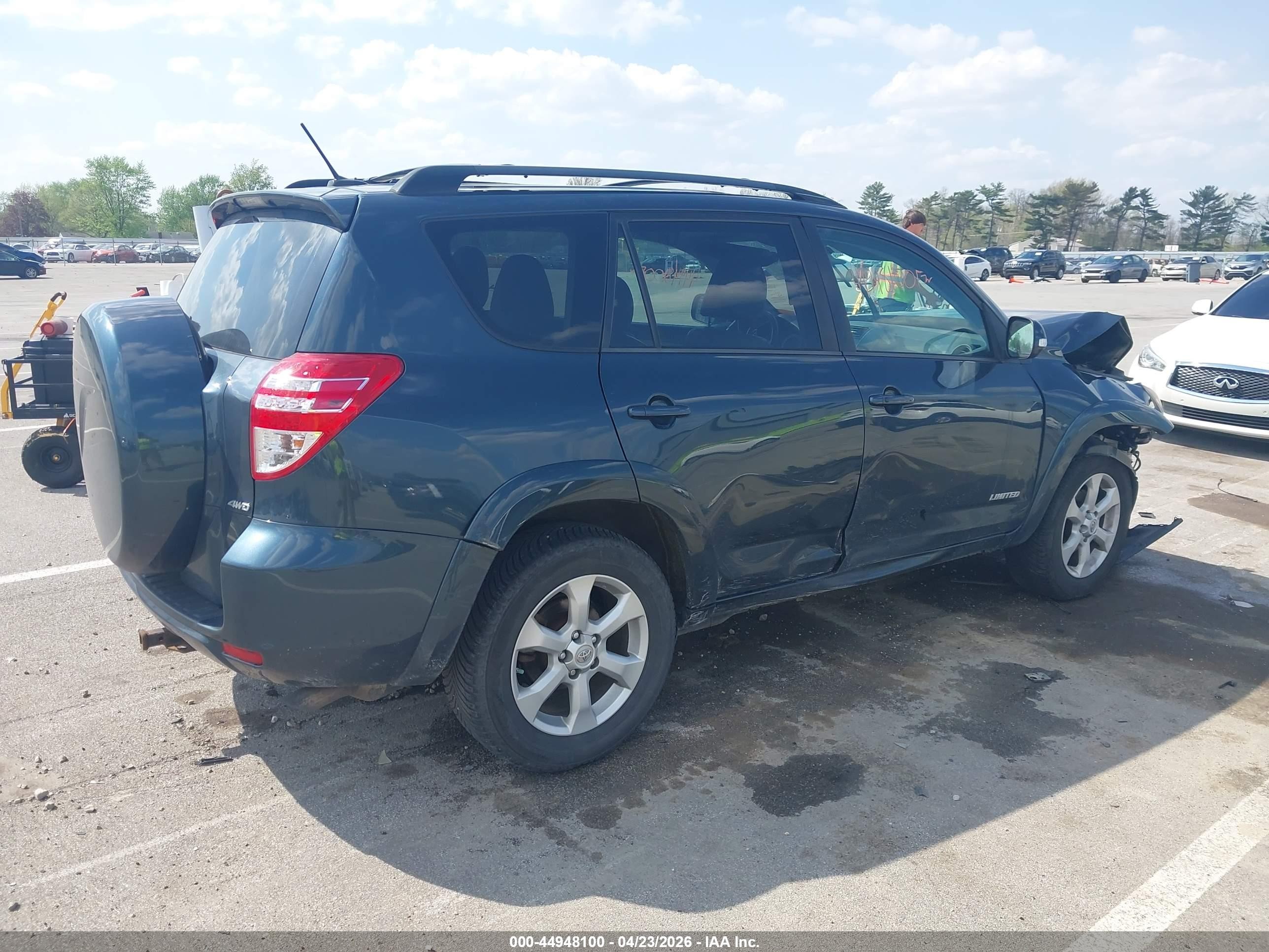 2012 Toyota Rav4 Limited V6 Green vin: 2T3DK4DV7CW083905