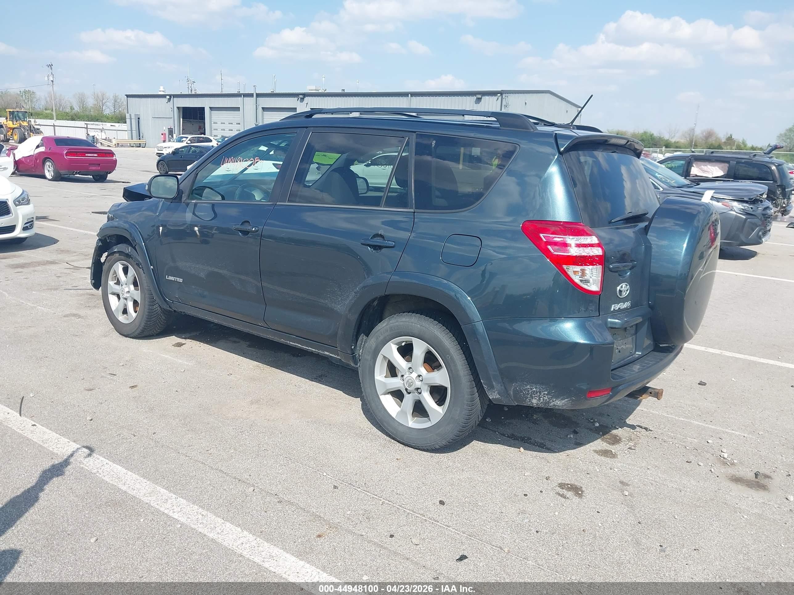 2012 Toyota Rav4 Limited V6 Green vin: 2T3DK4DV7CW083905
