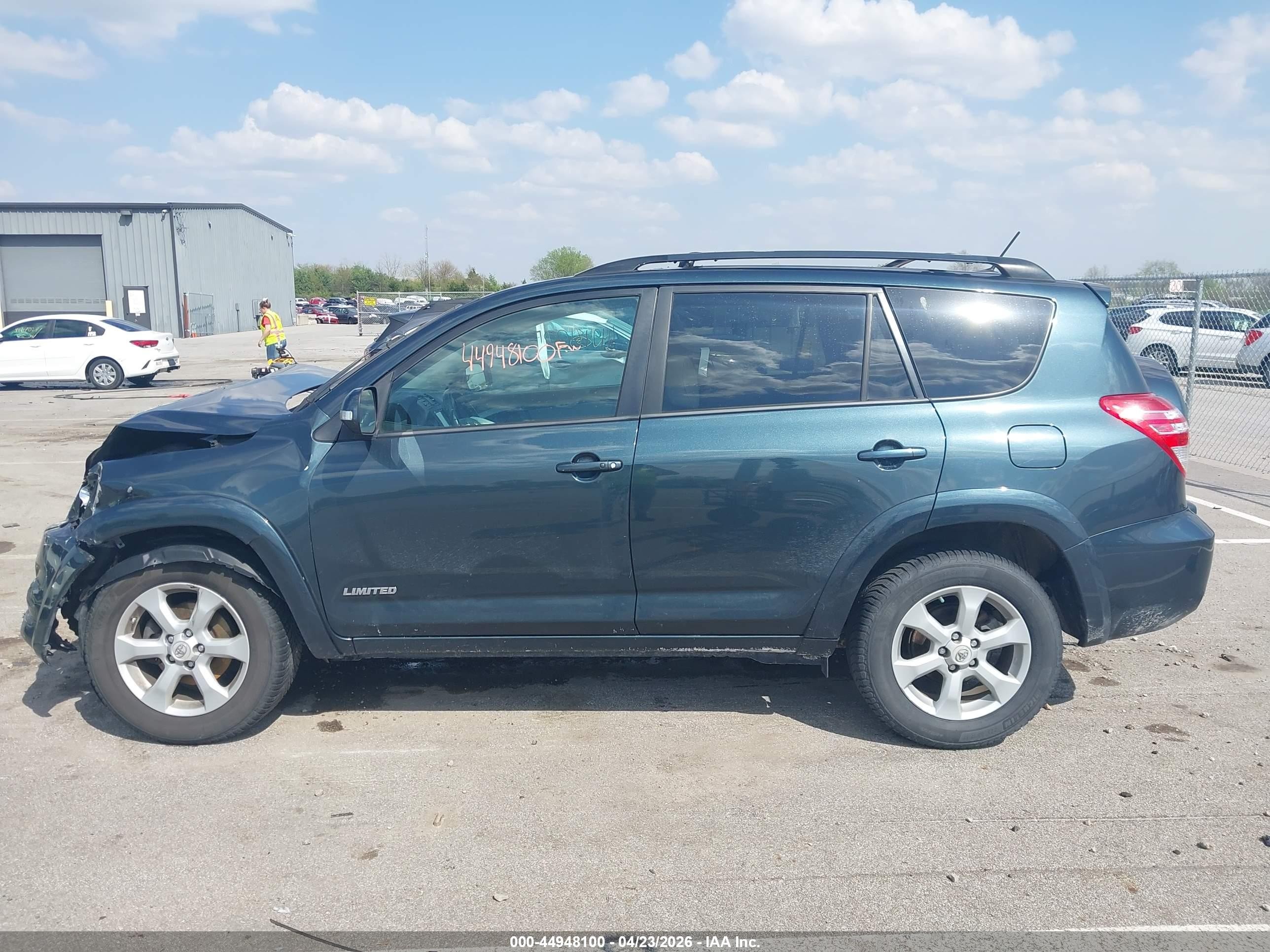 2012 Toyota Rav4 Limited V6 Green vin: 2T3DK4DV7CW083905