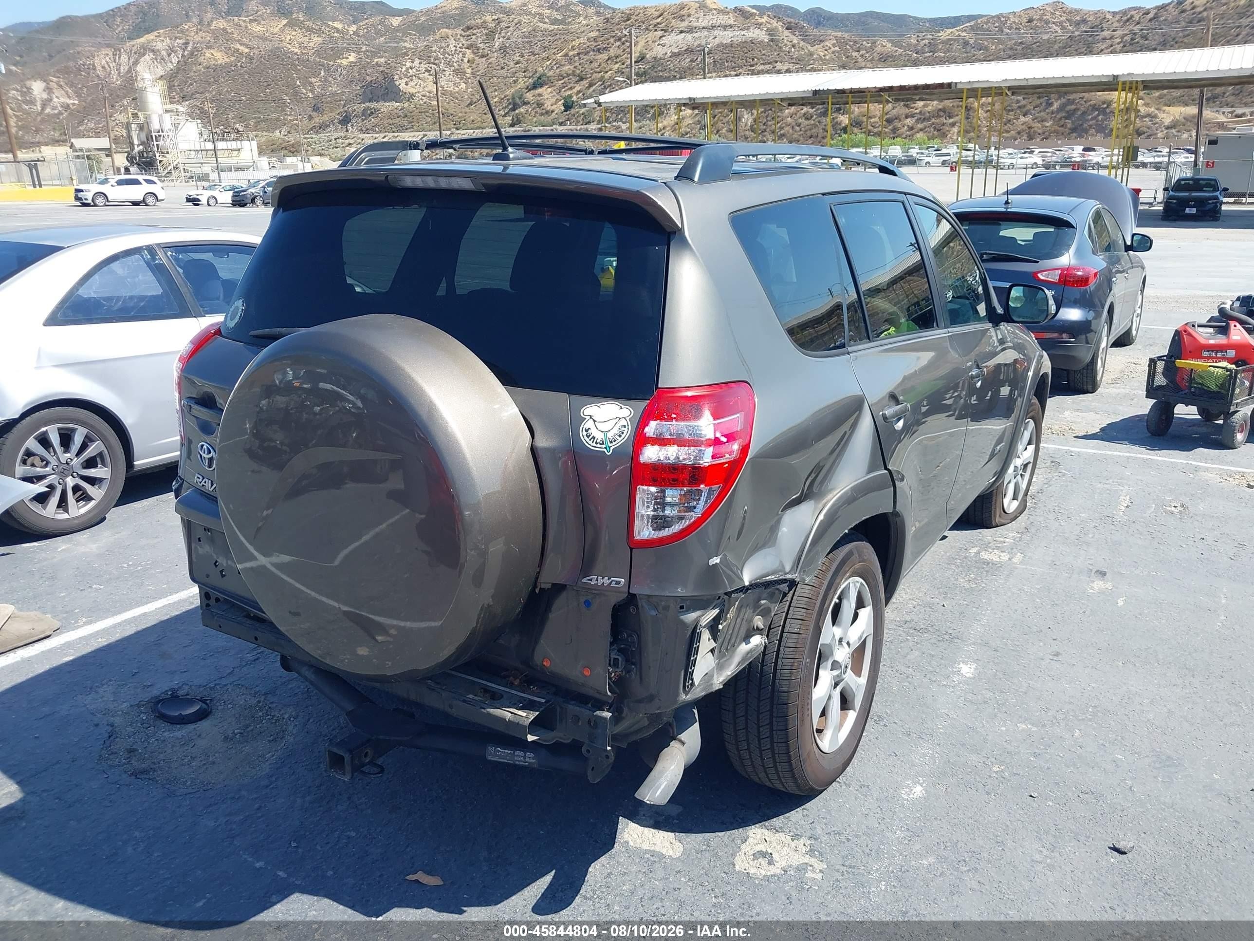 2012 Toyota Rav4 Limited V6 Tan vin: 2T3DK4DV7CW090398