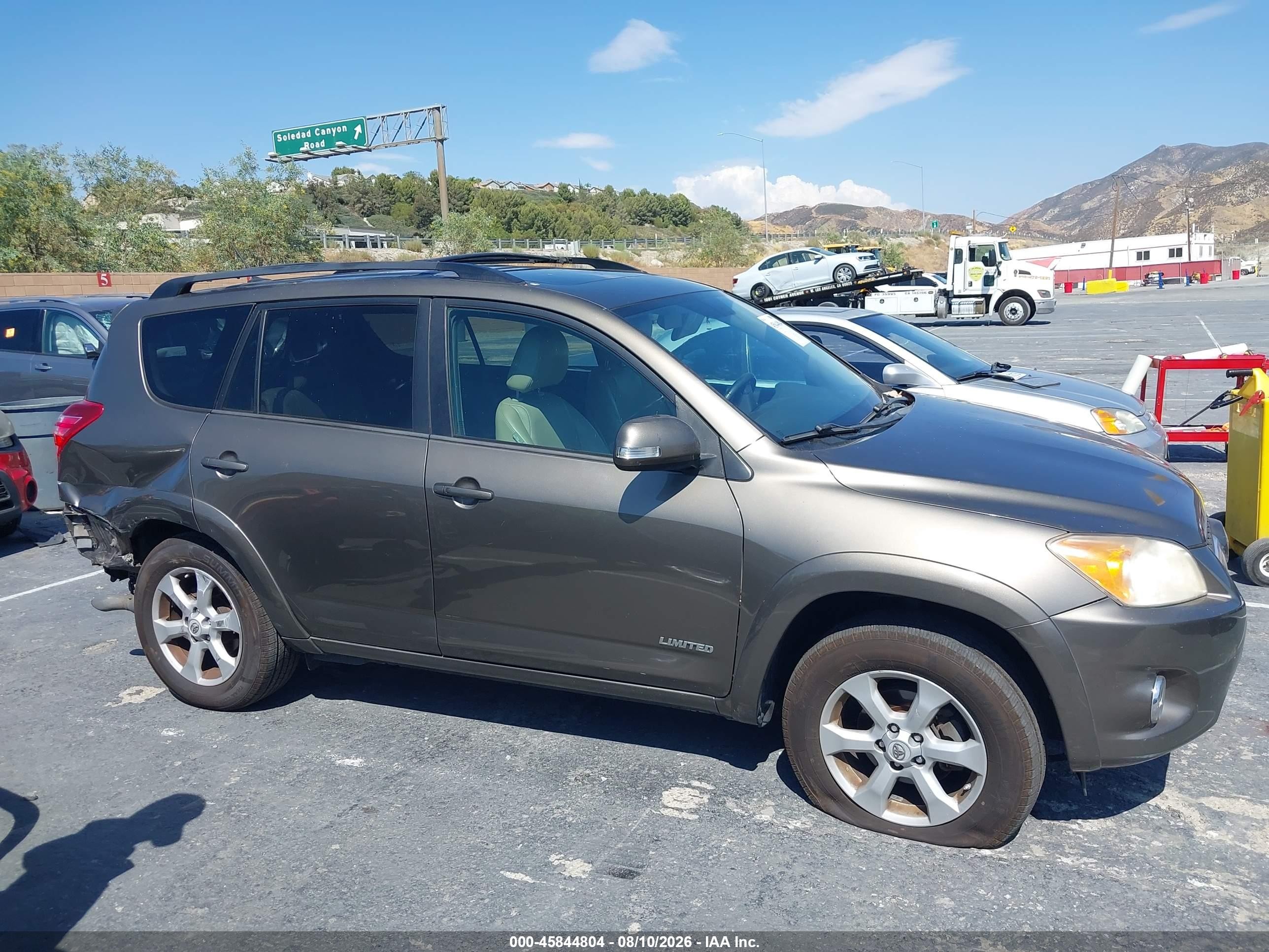 2012 Toyota Rav4 Limited V6 Tan vin: 2T3DK4DV7CW090398