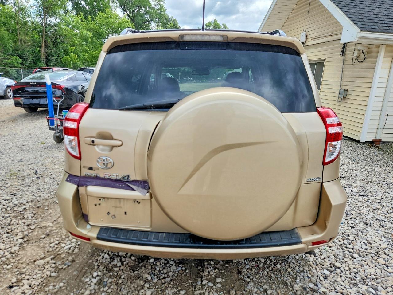 2010 Toyota Rav4 Limited Золотой vin: 2T3DK4DV8AW016470