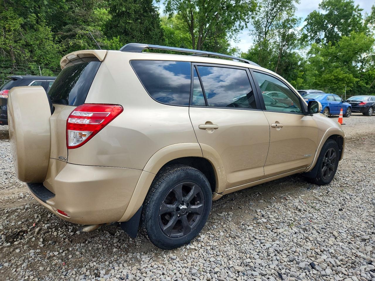 2010 Toyota Rav4 Limited Золотой vin: 2T3DK4DV8AW016470