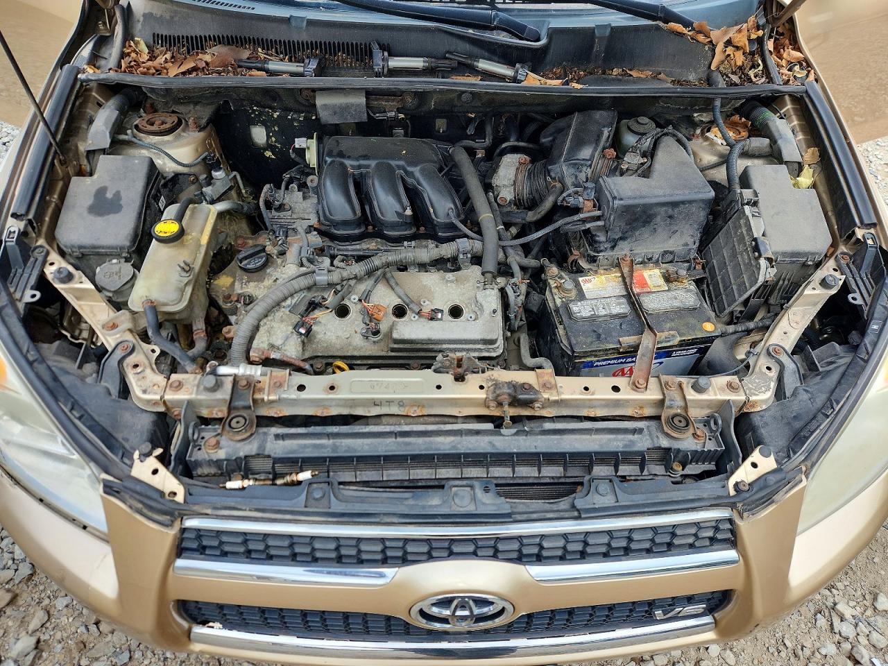 2010 Toyota Rav4 Limited Золотой vin: 2T3DK4DV8AW016470