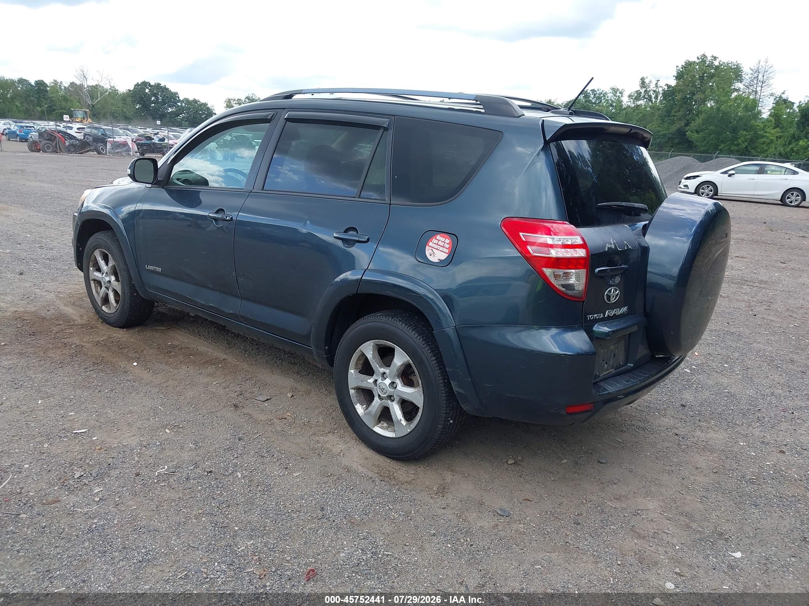 2010 Toyota Rav4 Limited V6 Синий vin: 2T3DK4DV8AW017683