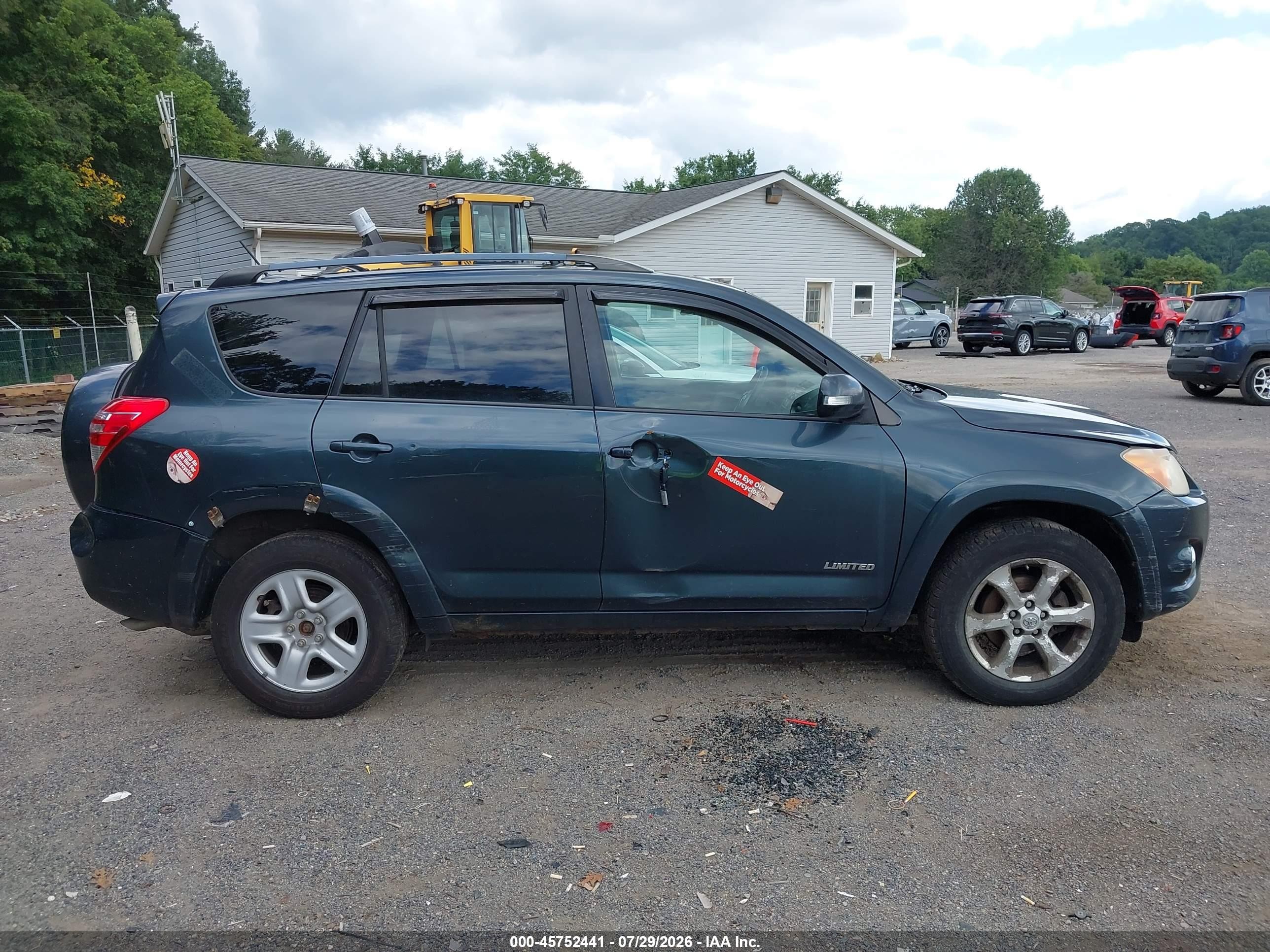 2010 Toyota Rav4 Limited V6 Синий vin: 2T3DK4DV8AW017683